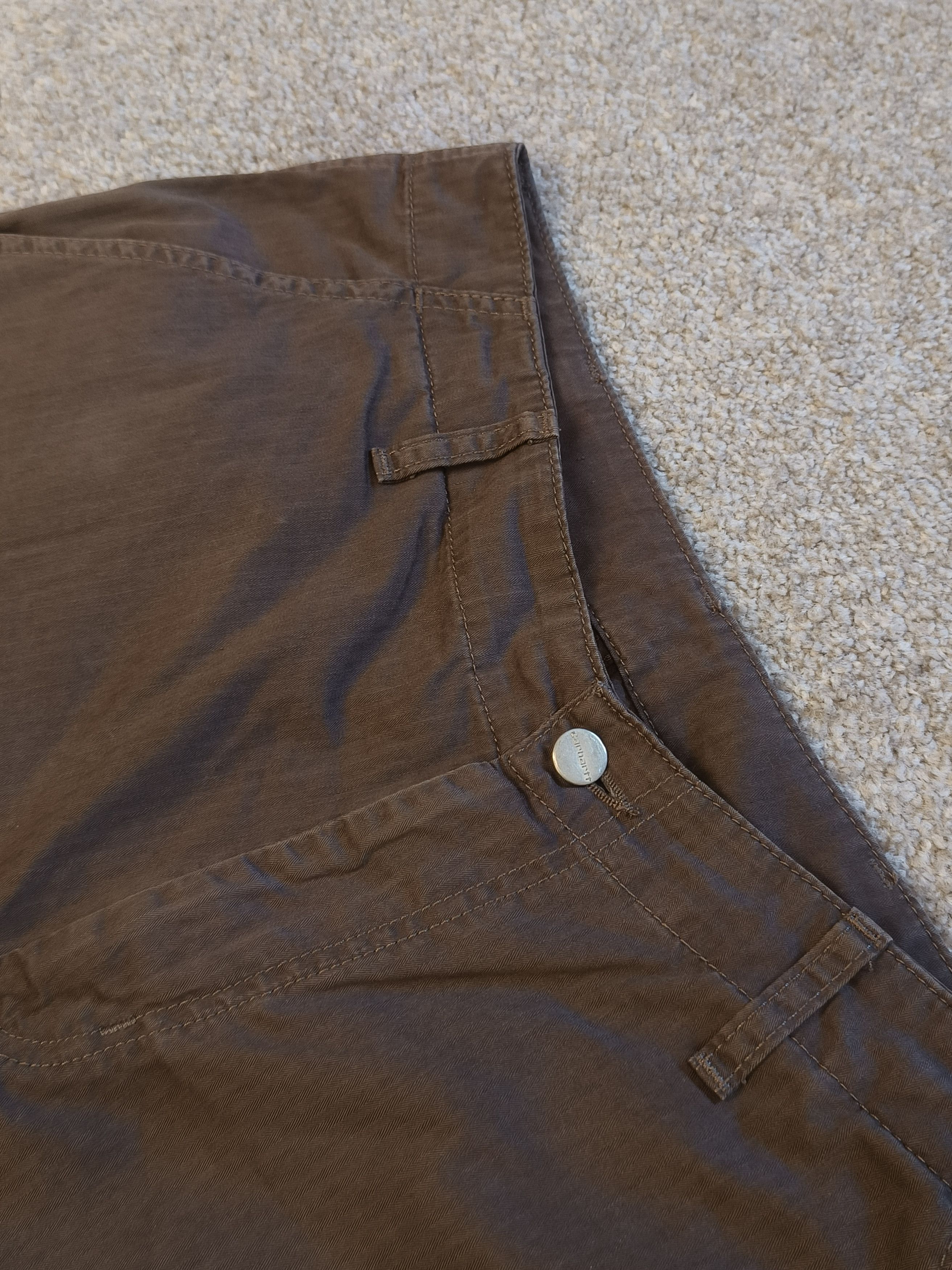 Carhartt Carhartt Ripstop Cargo Bermuda Brown Vintage Shorts Size US 30 / EU 46 - 4 Thumbnail