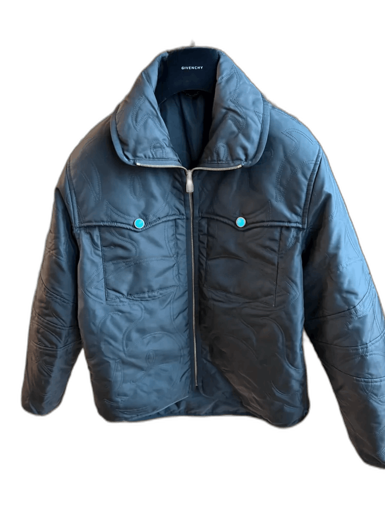 Louis Vuitton Givenchy Quilted Jacket with Embroidery Size US L / EU 52-54 / 3 - 1 Thumbnail