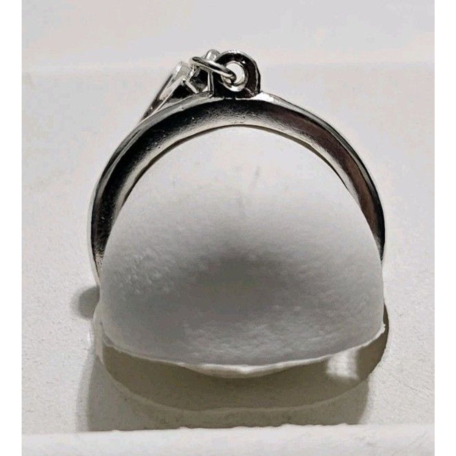 Other Sterling Silver Dangle Heart Ring 925 Size 6.5 Size ONE SIZE - 3 Thumbnail