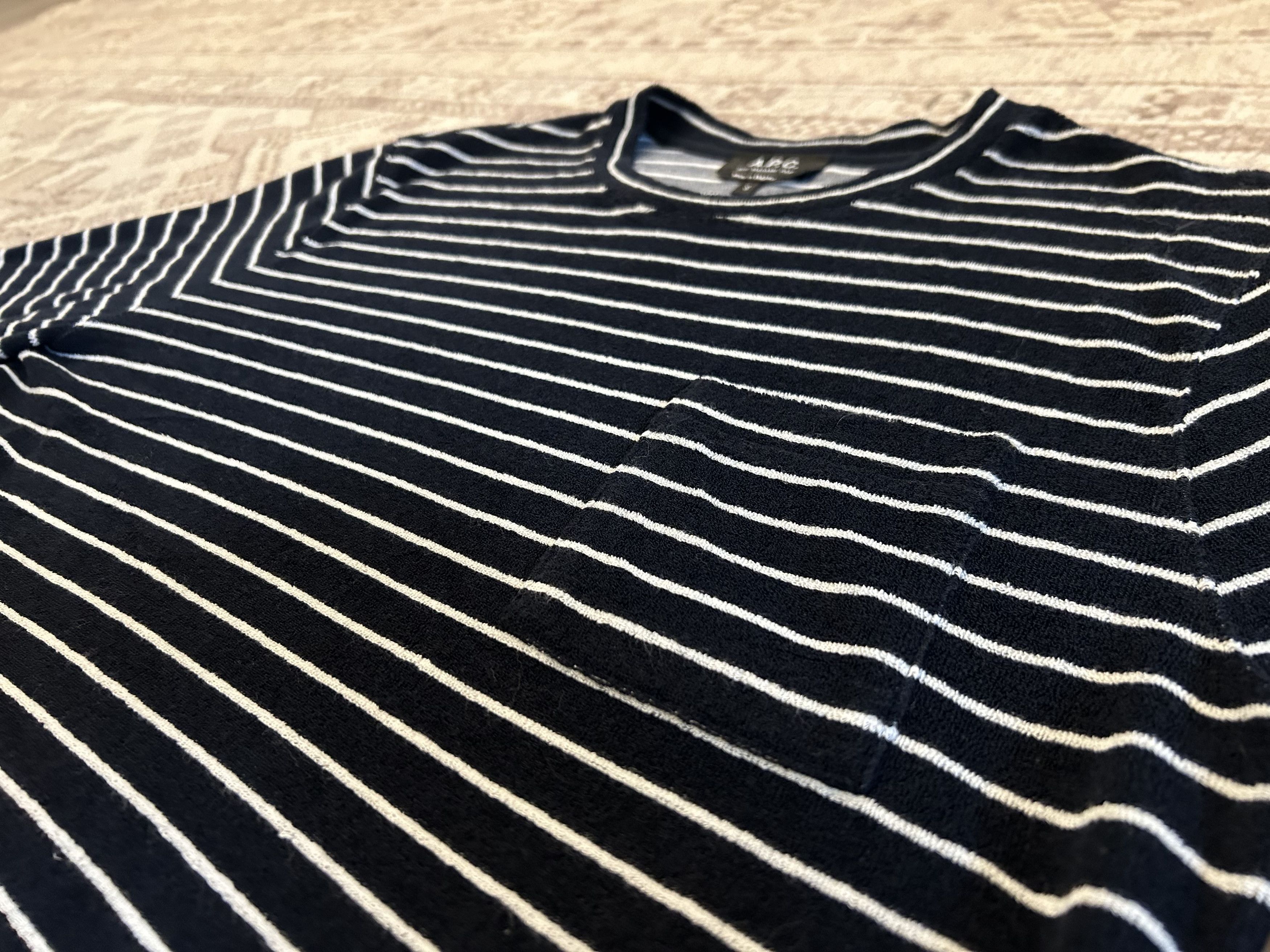 A.P.C. Yogi Striped Terry Crew Size US S / EU 44-46 / 1 - 2 Thumbnail
