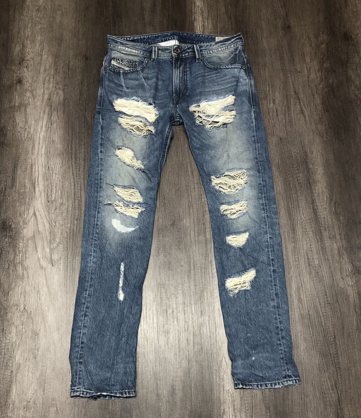 Diesel × Vintage Vintage Diesel Industry Distressed Denim Size US 34 / EU 50 - 25 Thumbnail