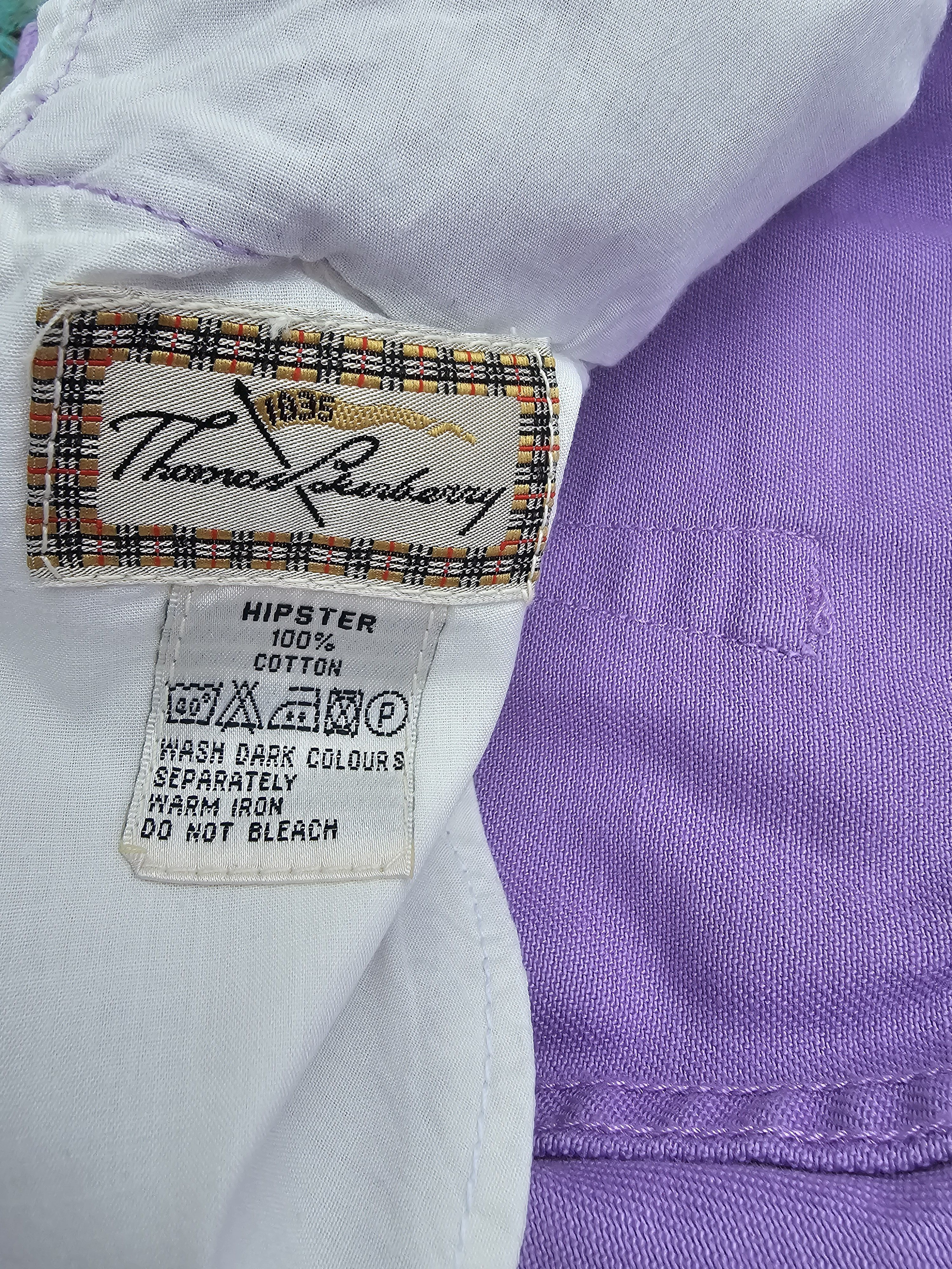 Burberry 90x Vintage Thomas Burberry Denim Jeans Size 32" / US 10 / IT 46 - 8 Thumbnail