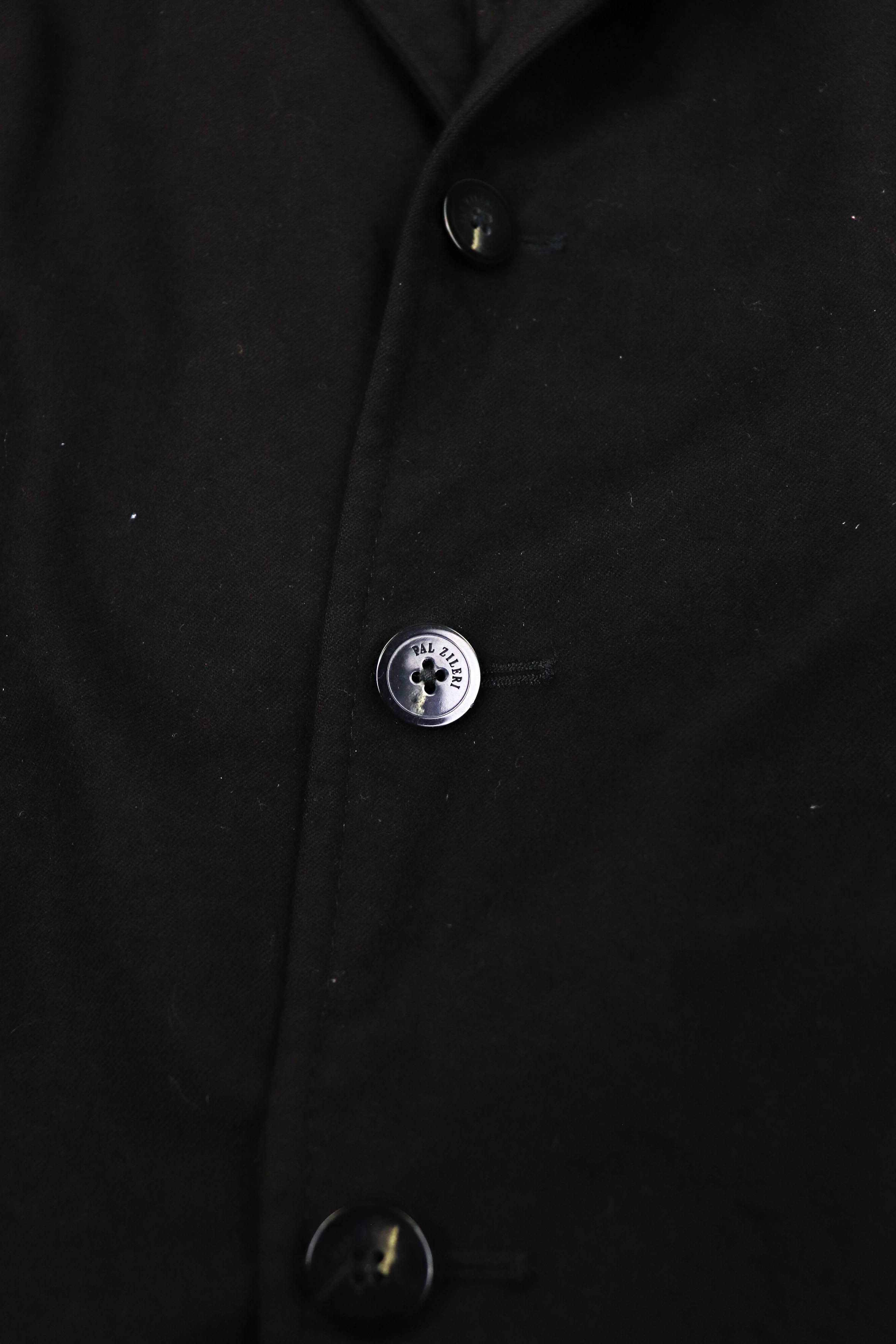Pal Zileri PAL ZILERI Concept Black Wool Sport Coat Blazer Jacket Size 48R - 9 Thumbnail