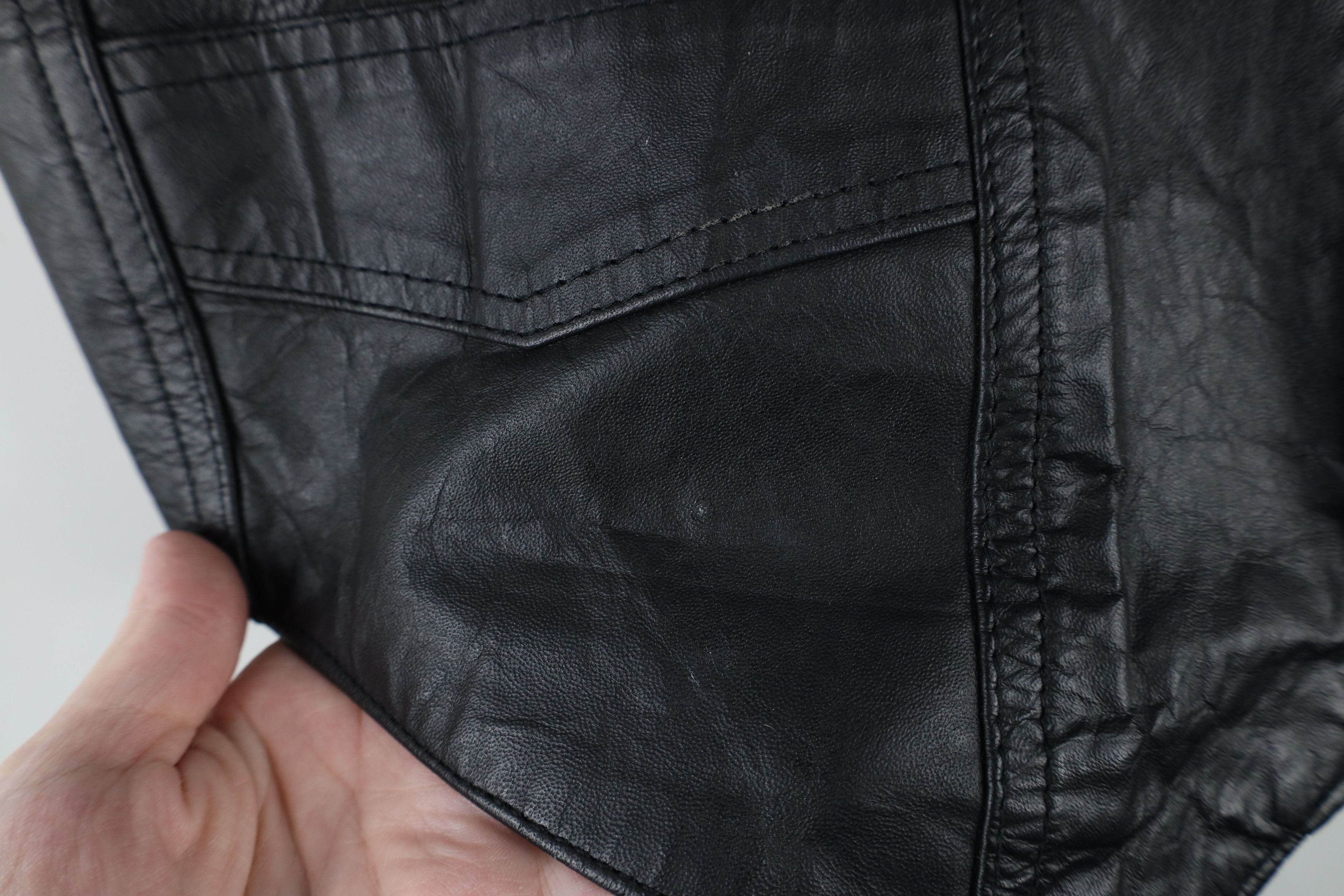 Vintage Vintage 90s Streetwear Leather Motorcycle Riding Vest Jacket Size US XL / EU 56 / 4 - 5 Thumbnail