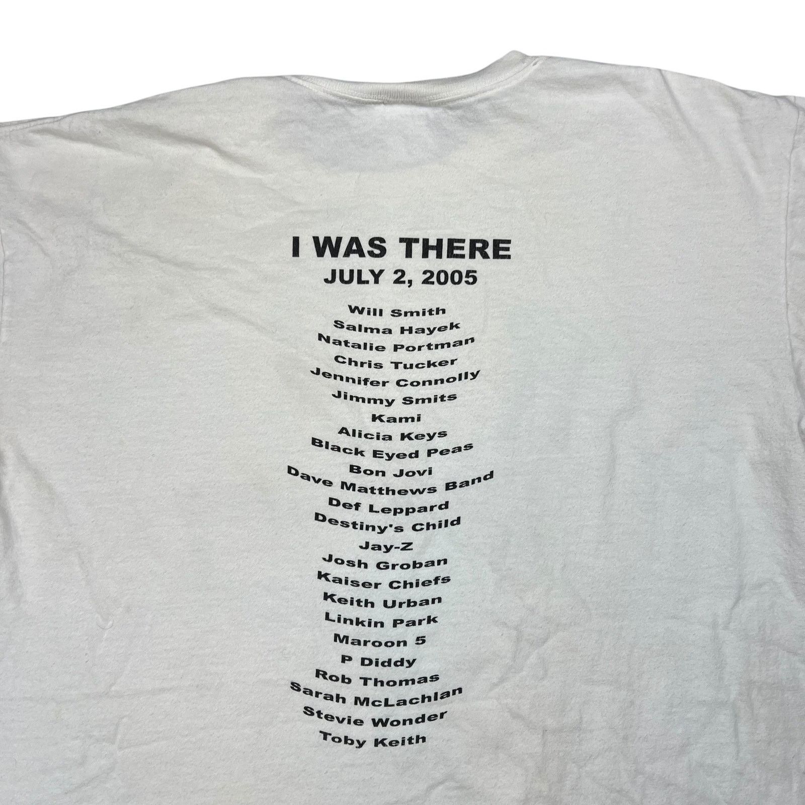 Anvil × Band Tees × Vintage Vintage 2005 Live Aid Philadelphia band festival tee (XL) Size US XL / EU 56 / 4 - 8 Thumbnail