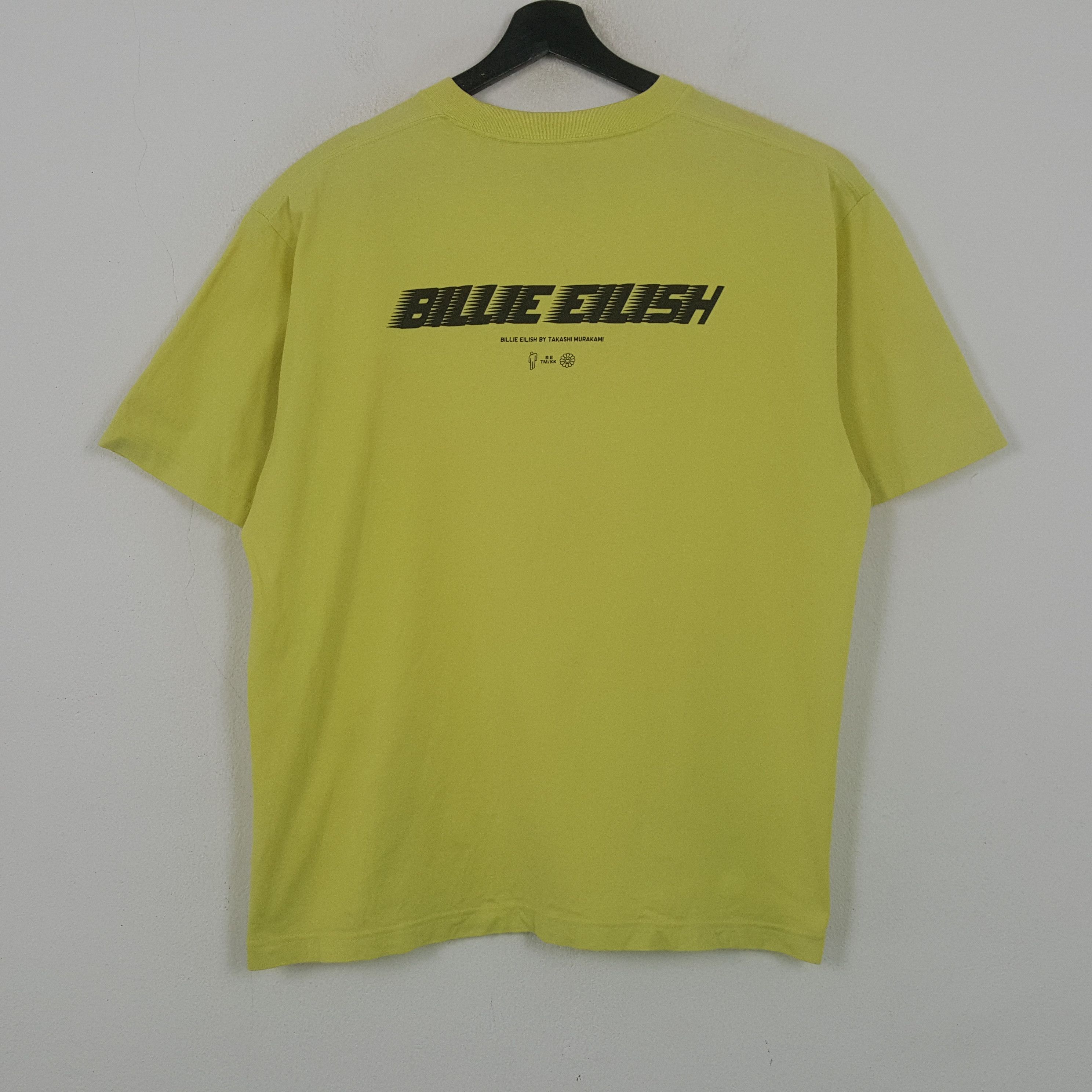 Billie Eilish × Takashi Murakami Billie Eilish X Takashi Kurakami Japanese Style Tshirt RR3 Size US L / EU 52-54 / 3 - 1 Thumbnail