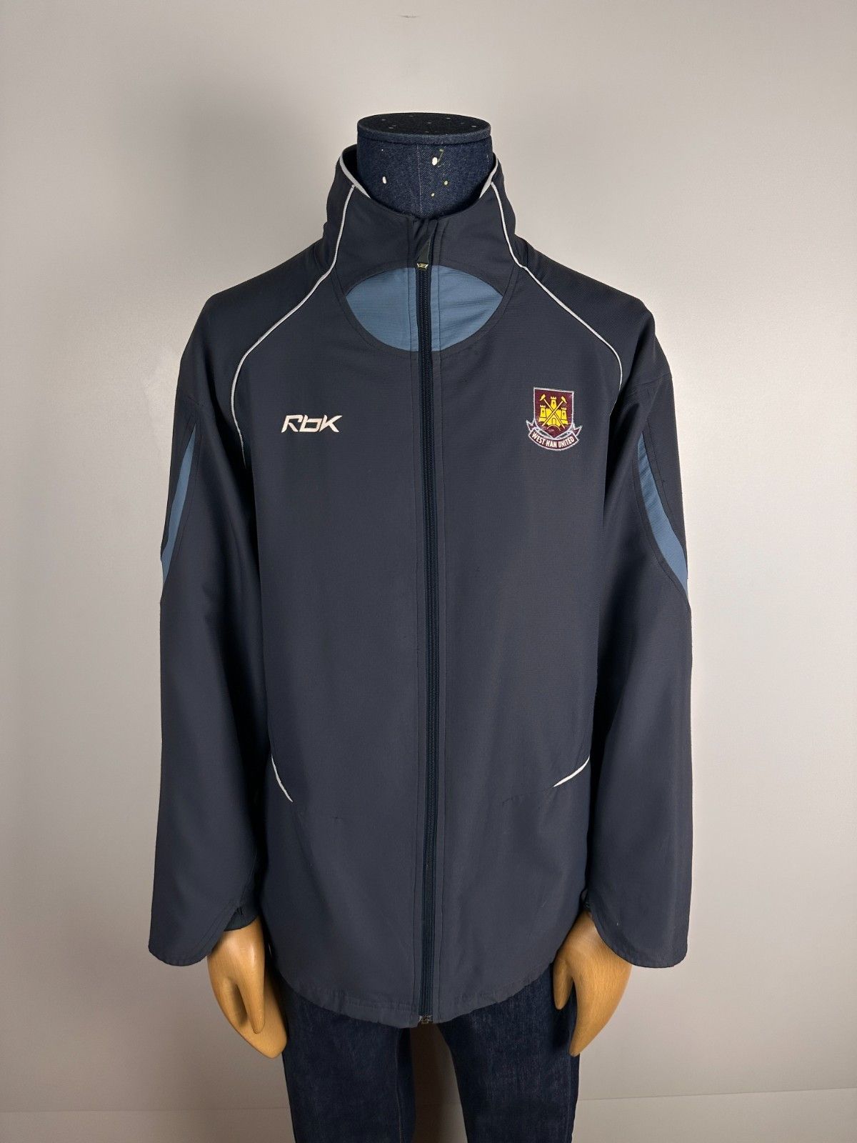 Reebok West Ham United Reebok Vintage Soccer Track Jacket Size L Size US L / EU 52-54 / 3 - 1 Thumbnail