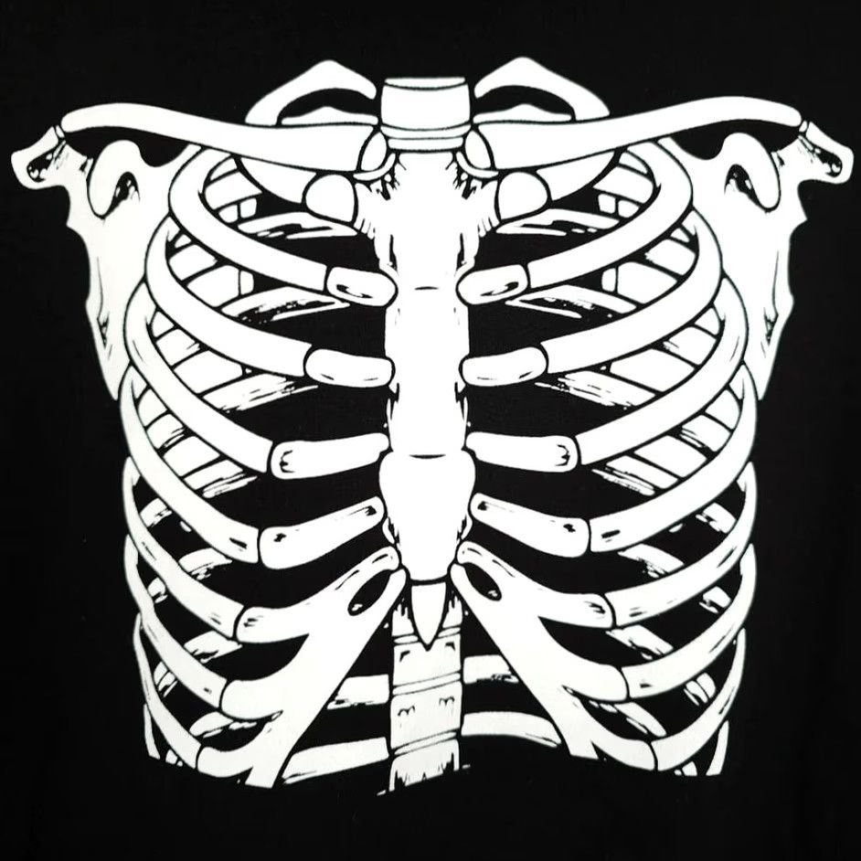 Bones VINTAGE Skull Skeleton Sweatshirt Hoodie Mens 2XL Horror Bones Streetwear Pullover Size US XXL / EU 58 / 5 - 3 Thumbnail