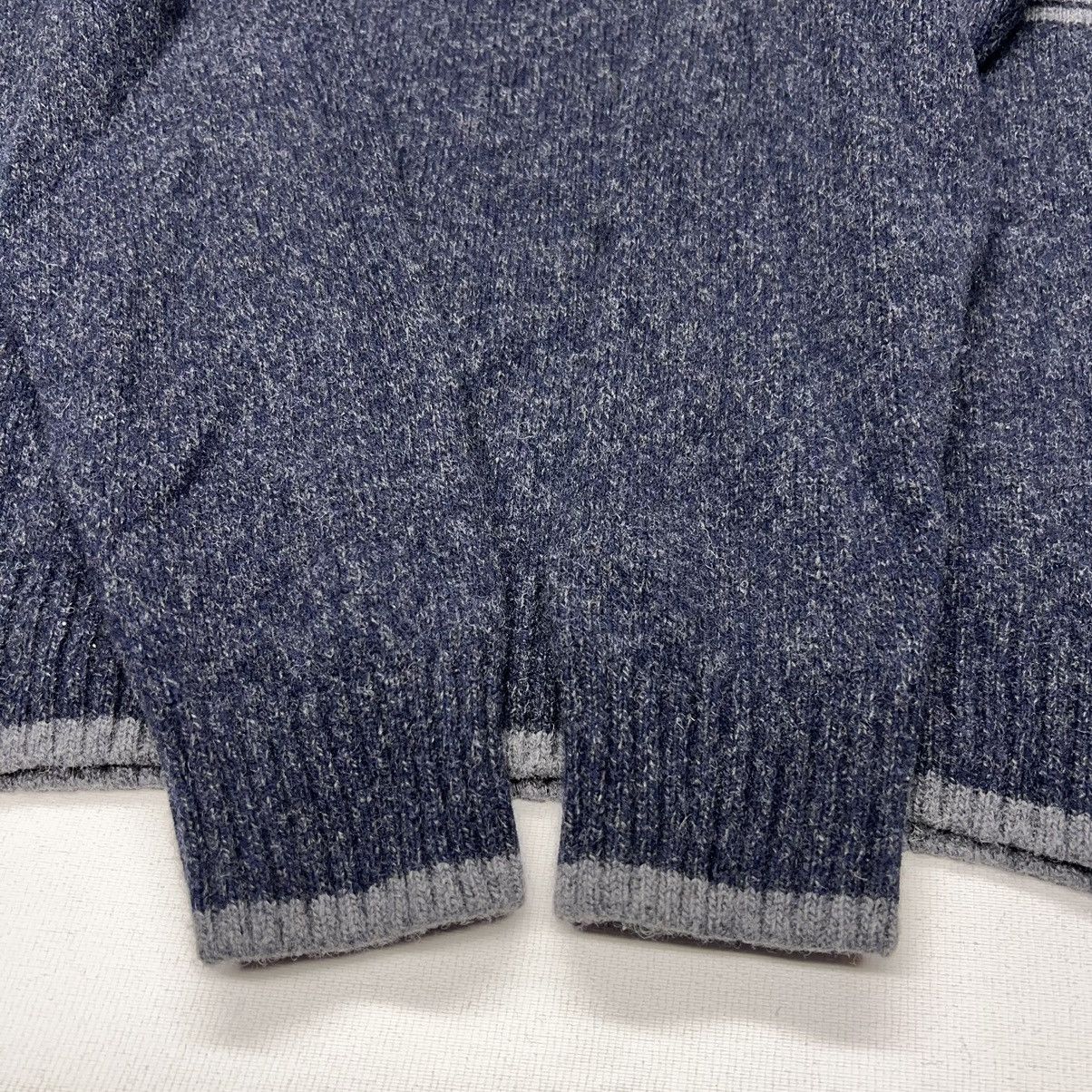 Daniele Blasi × Designer Daniele Blasi Sweater Blue 1/4 Zip Pullover Knit Italy Size US XL / EU 56 / 4 - 15 Thumbnail