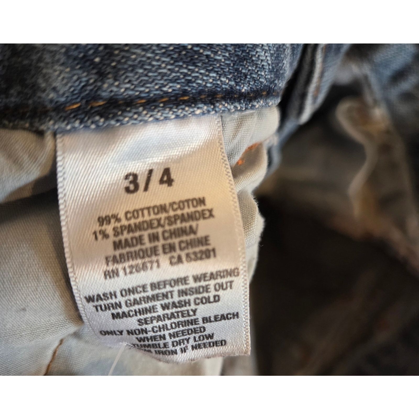 Aeropostale Aeropostale Acid Wash Distressed Boyfriend Jeans - Size 3/4 Size 25" / US 0 / IT 36 - 6 Thumbnail