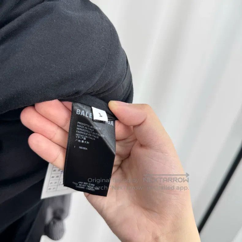 Balenciaga Balenciaga Embroidered Letter Double Hook Trench Coat Size US S / EU 44-46 / 1 - 7 Thumbnail
