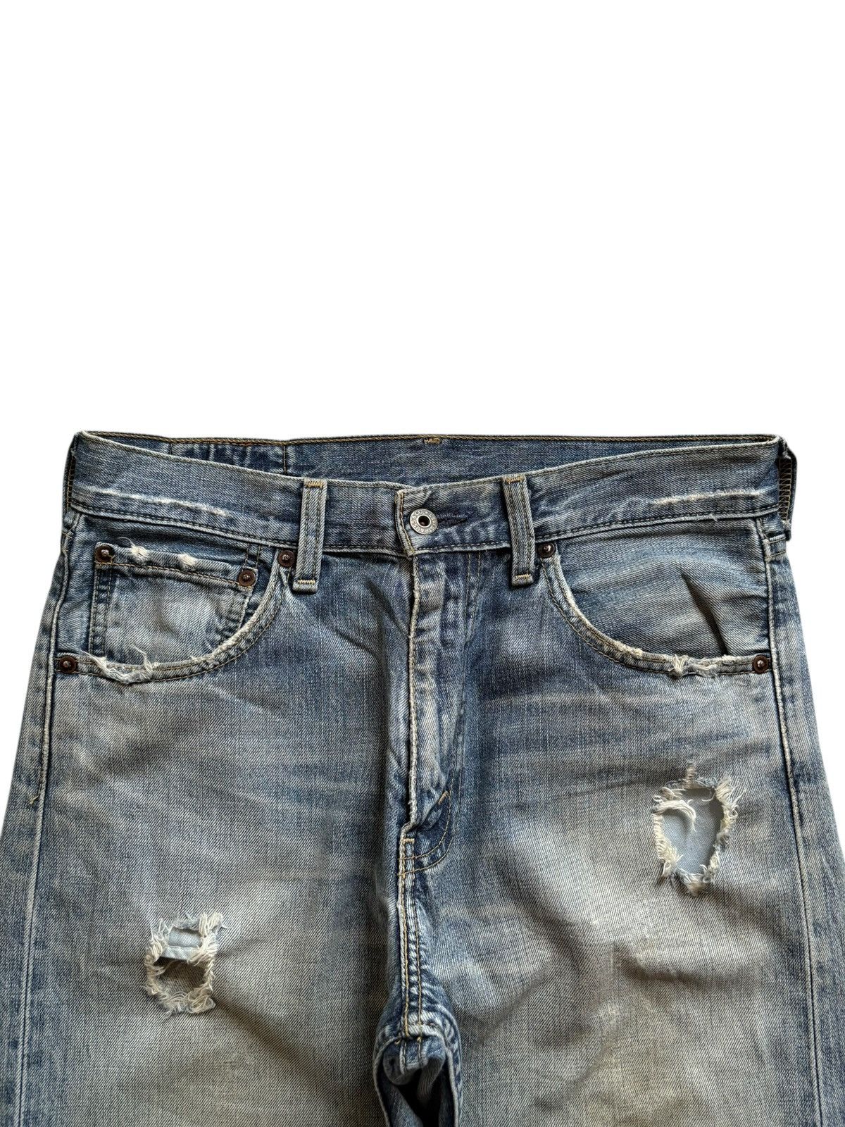 Levi's Vintage 90s Levis 503 Mud Wash Ripped Loose Baggy Jeans Size US 31 - 4 Thumbnail
