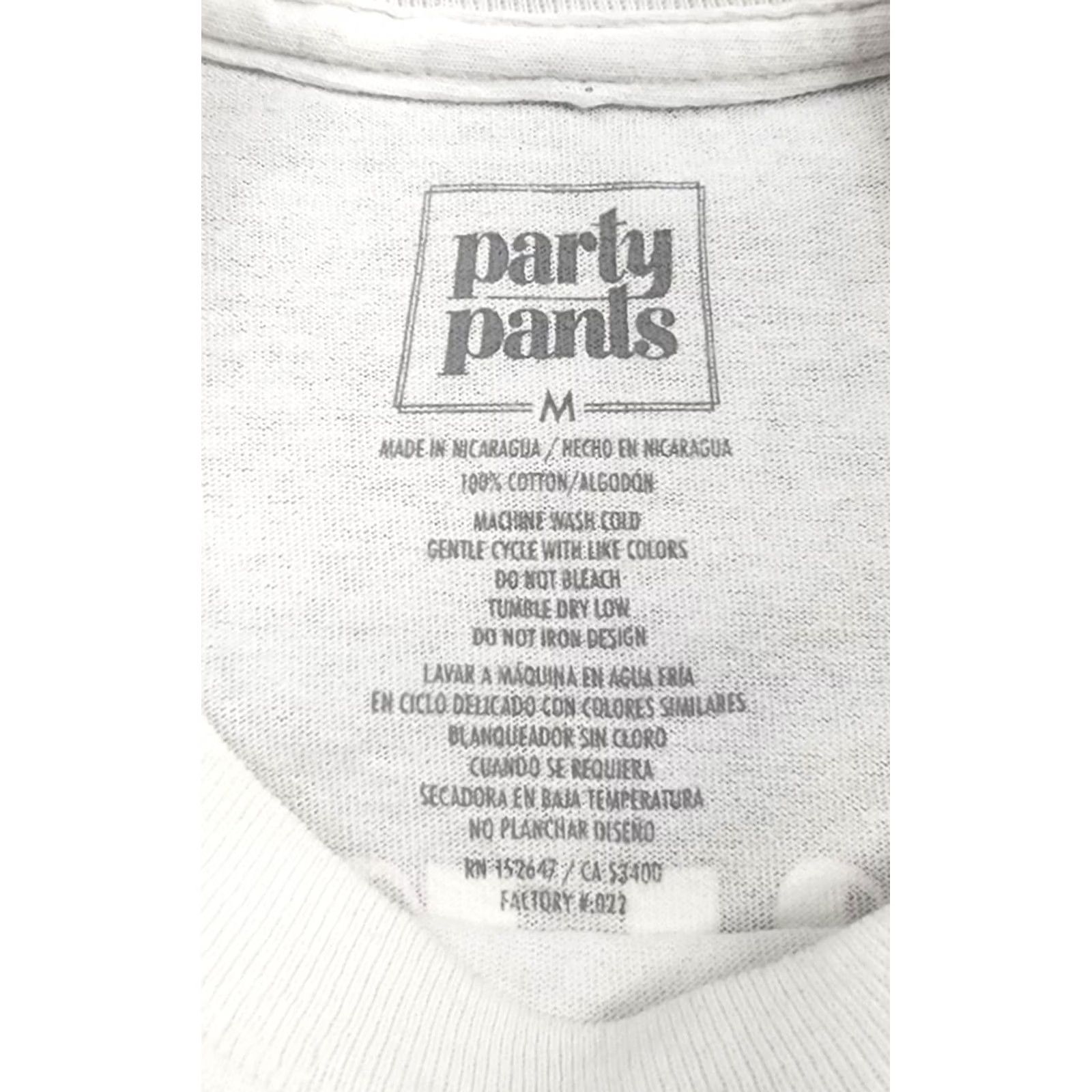Vintage Party Pants Shirt Mens Long Sleeve White Graphic Bigfoot Sasquatch Tee Size US M / EU 48-50 / 2 - 7 Thumbnail