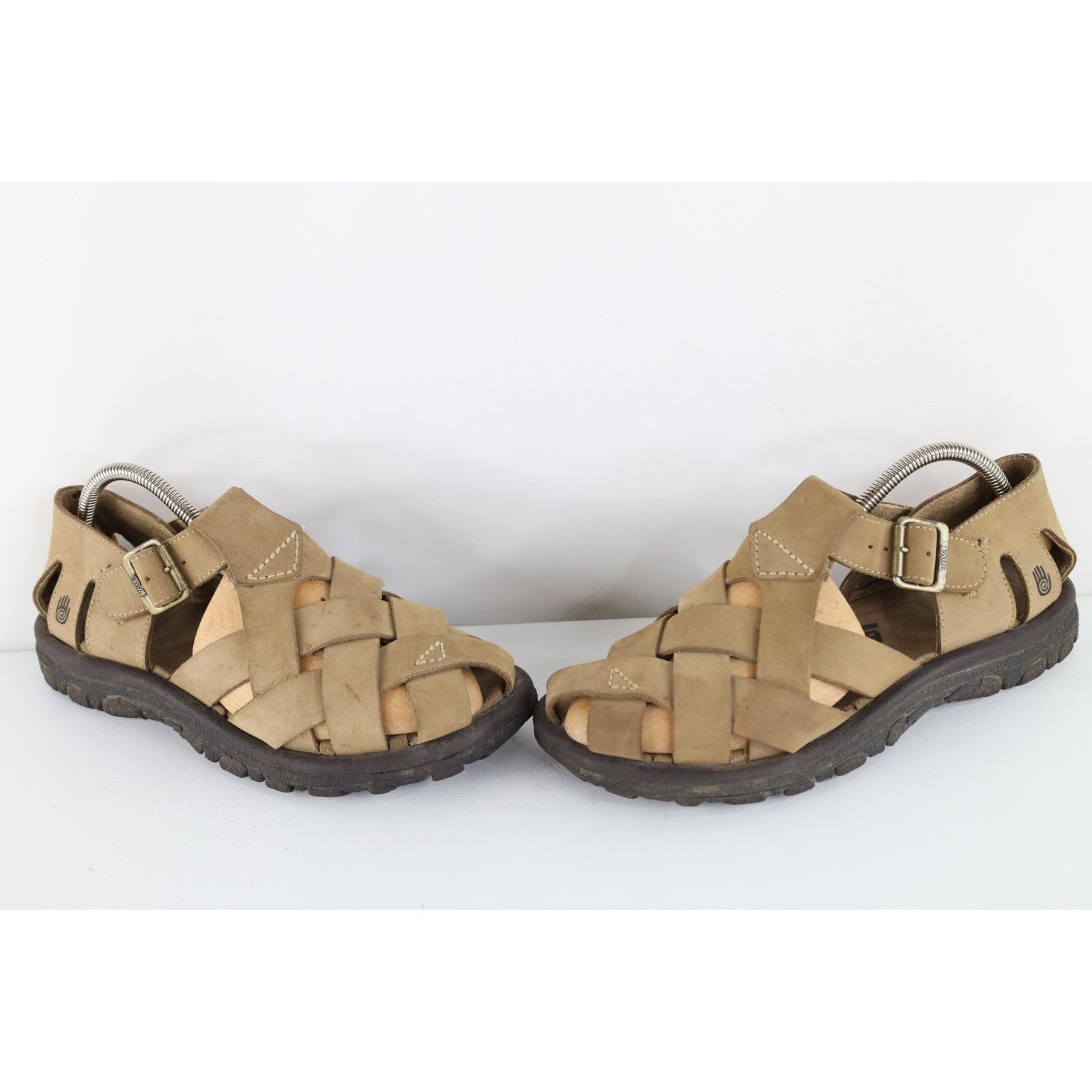 Teva Vintage Teva Suede Leather Cross Up Gladiator Sandals Size US 9 / IT 39 - 1 Thumbnail