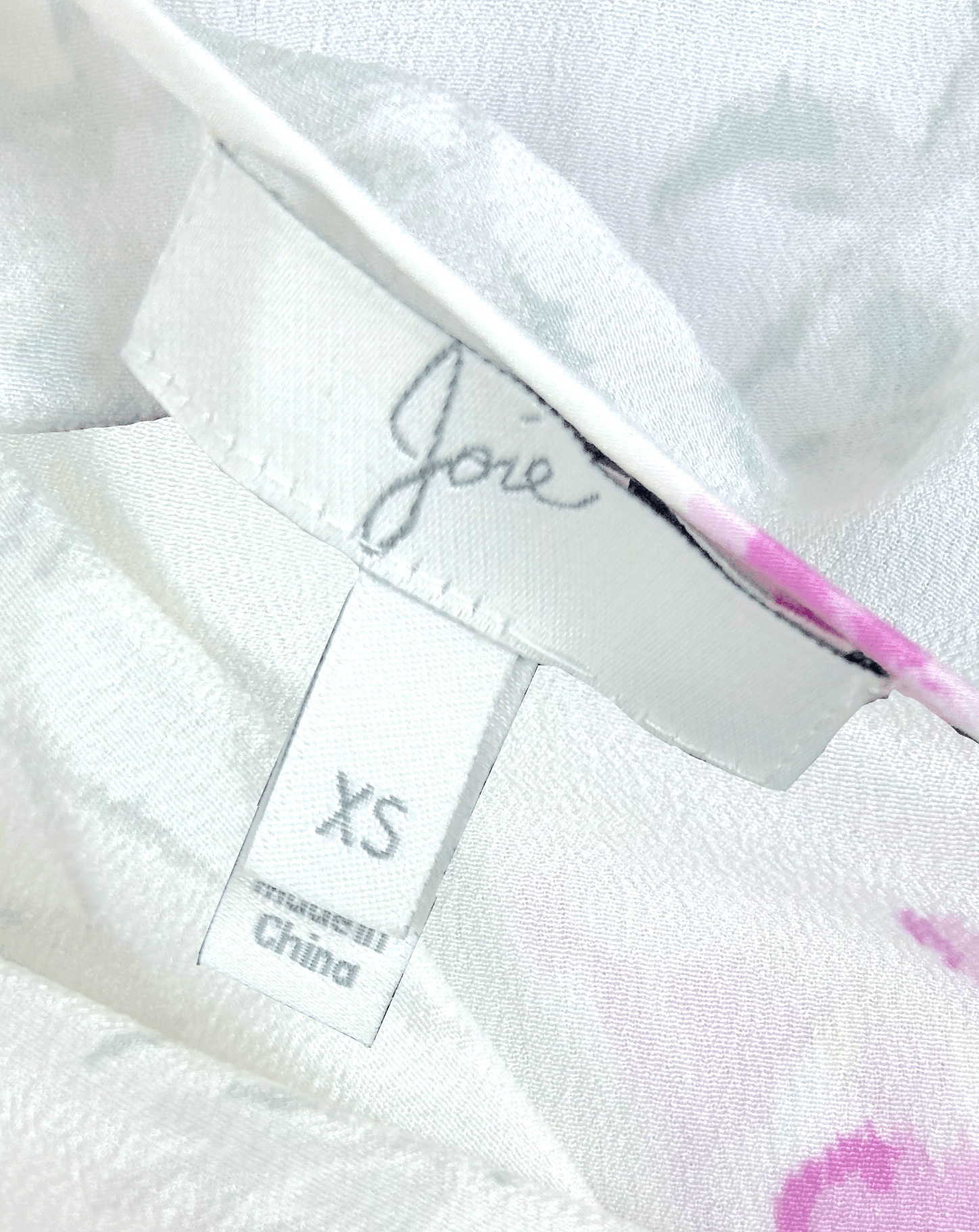 Joie Joie Silk Floral Print Blouse Size XS / US 0-2 / IT 36-38 - 7 Thumbnail
