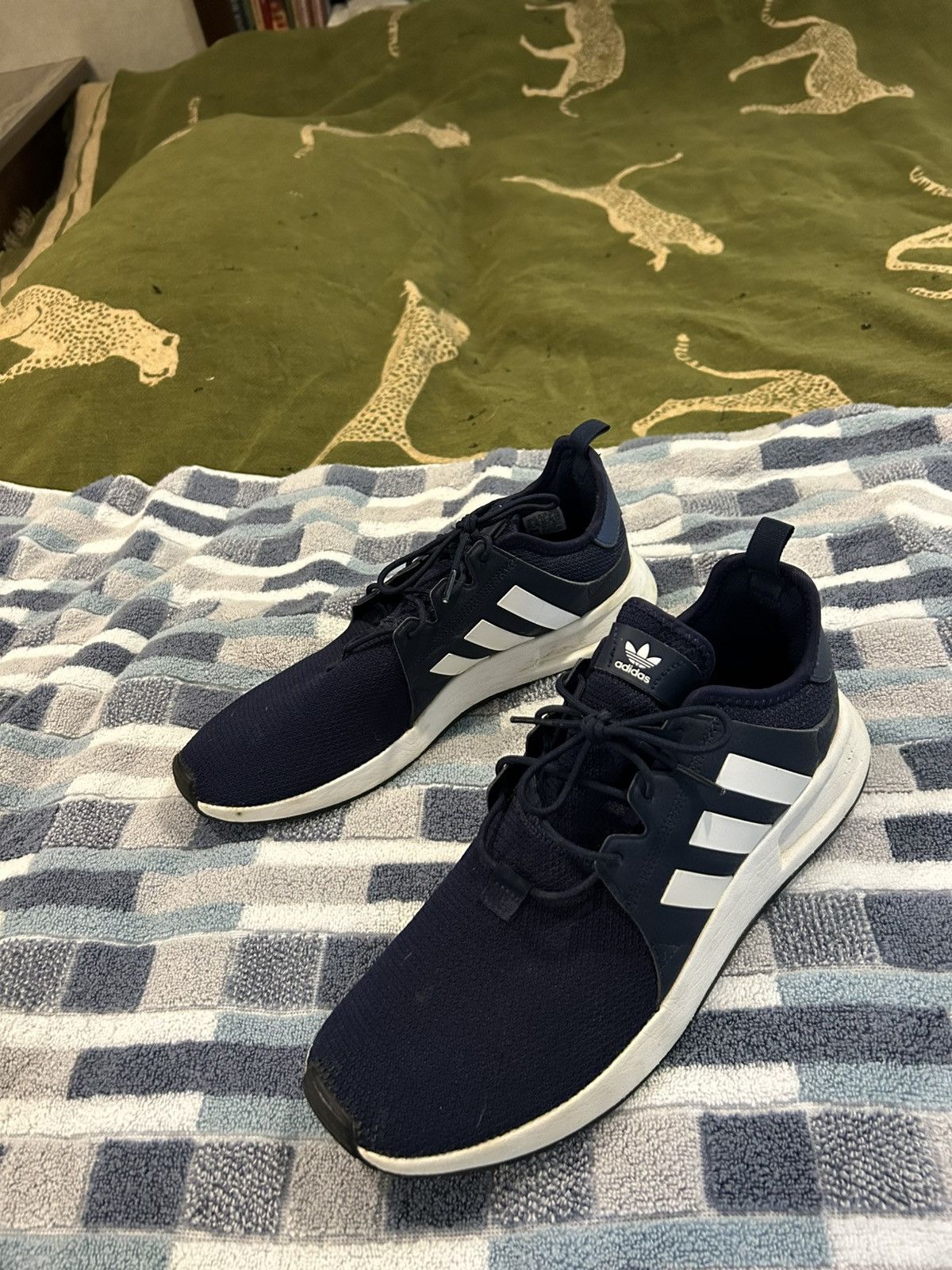 Adidas Adidas blue sneakers Size US 10.5 / EU 43-44 - 1 Thumbnail
