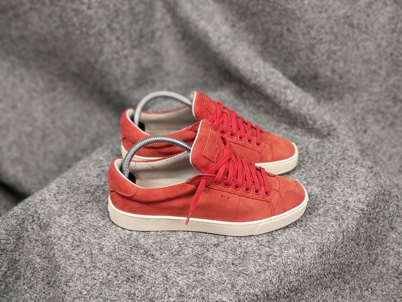 Santoni Santoni Design Orange women's Leather suede Classic Sneakers Size US 7 / IT 37 - 3 Thumbnail