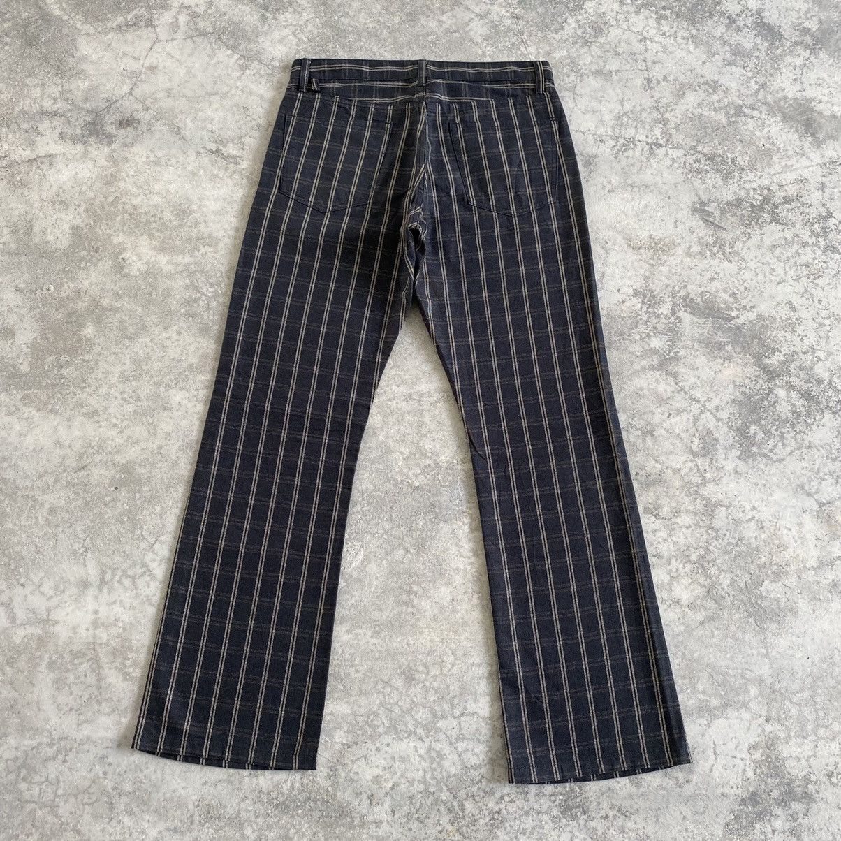 Vintage VTG Men’s Melrose Made In Japan Checker Flared Jeans Size US 30 / EU 46 - 12 Thumbnail
