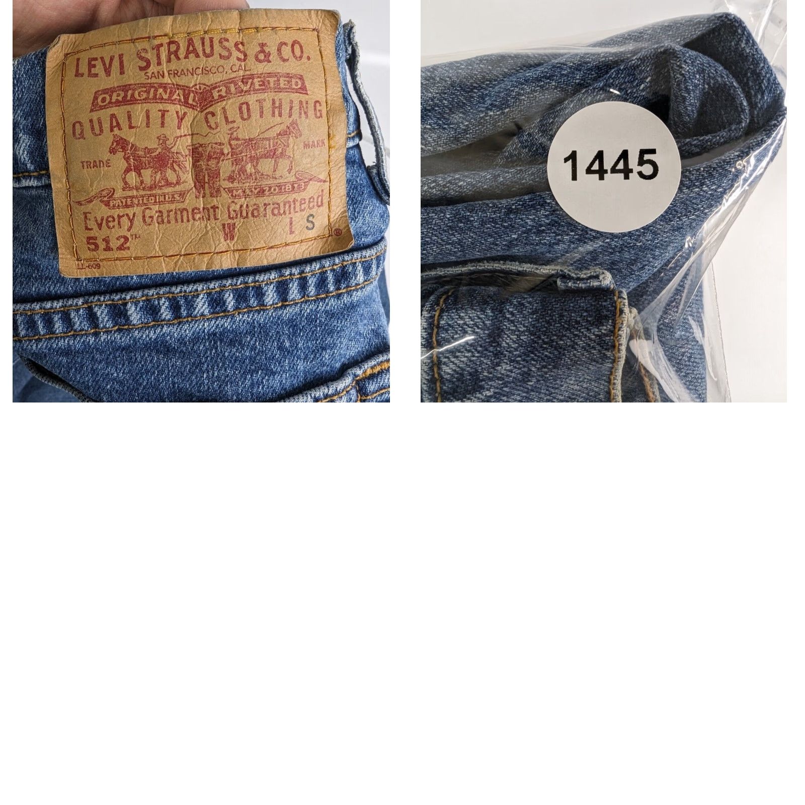 Levi's VINTAGE Levis Jeans 512 Slim Fit Tapered Leg Womens 14 MIS S Made in USA 2000's Blue Denim 5 Pocket Red Tab Womens Jeans Size 36" / US 14 / IT 50 - 9 Thumbnail