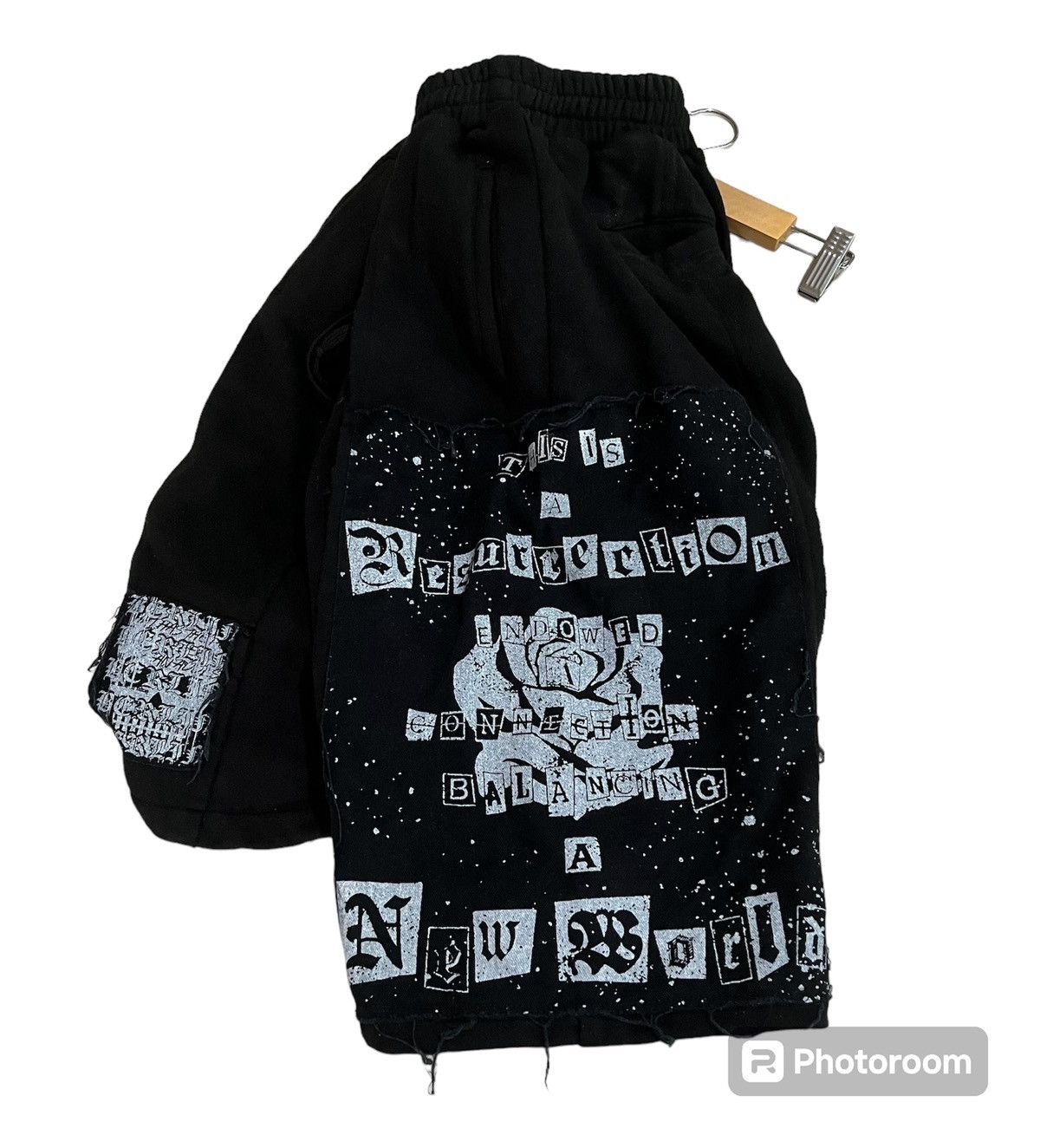 KMRii Danke Schon Drop Crotch Sweat Short Pants Size US 36 / EU 52 - 3 Thumbnail