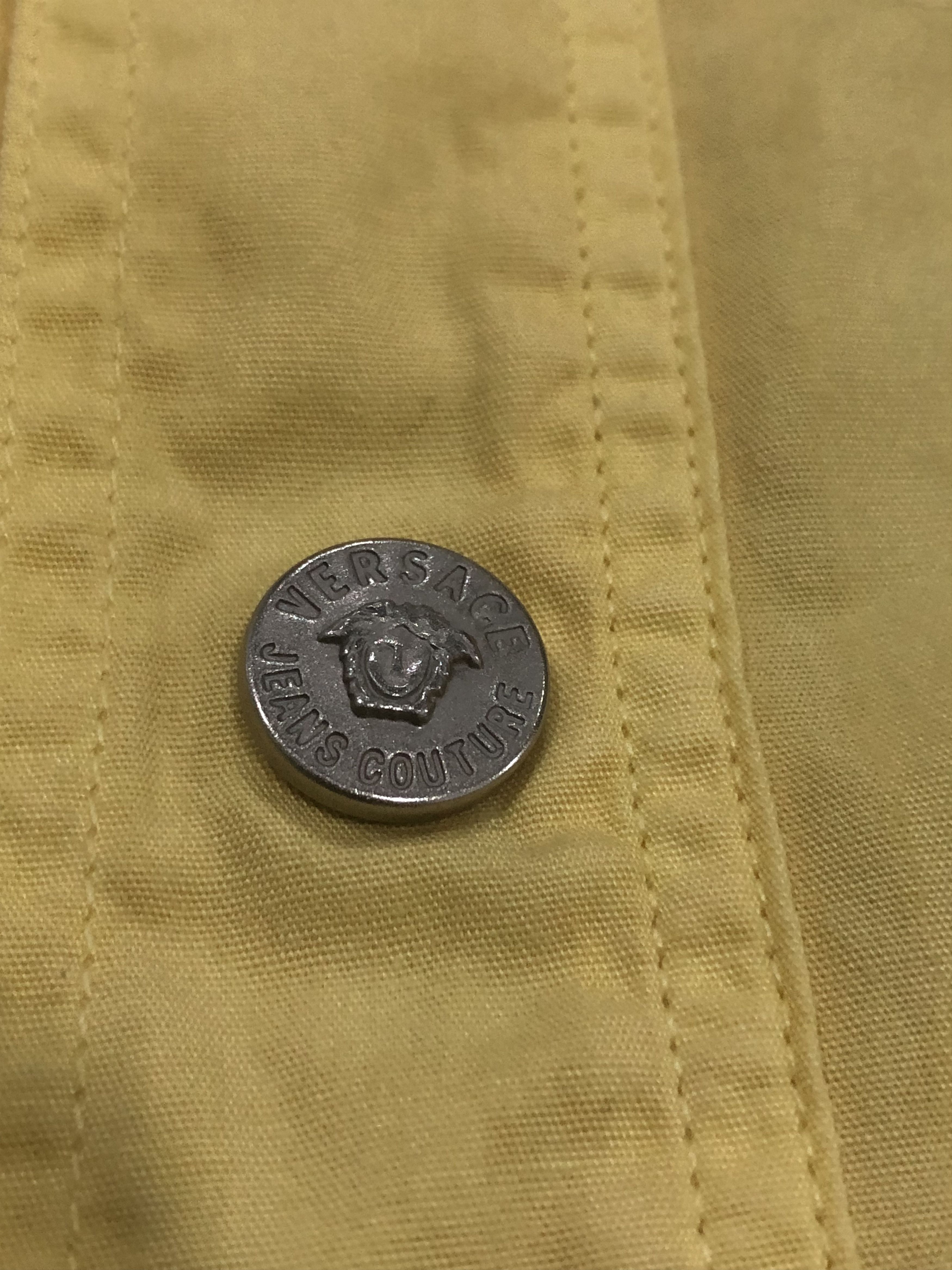 Versace Jeans Couture × Vintage Vintage Versace Jeans Couture Medusa Snap Button Shirt Size US XL / EU 56 / 4 - 5 Thumbnail