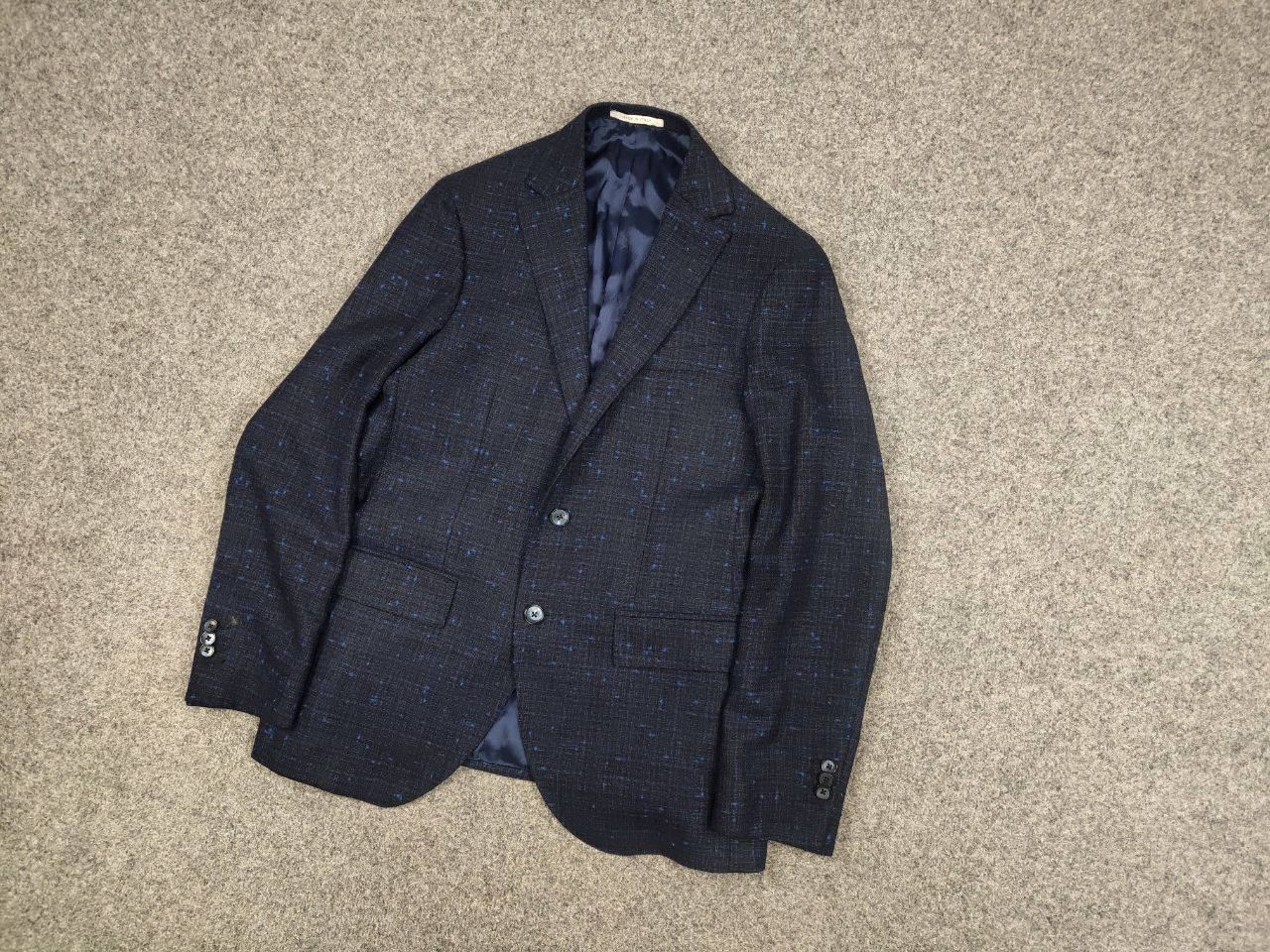 Boggi Boggi Milano Classic Design Navy Blue Casual Blazer Jacket Size US M / EU 48-50 / 2 - 3 Thumbnail
