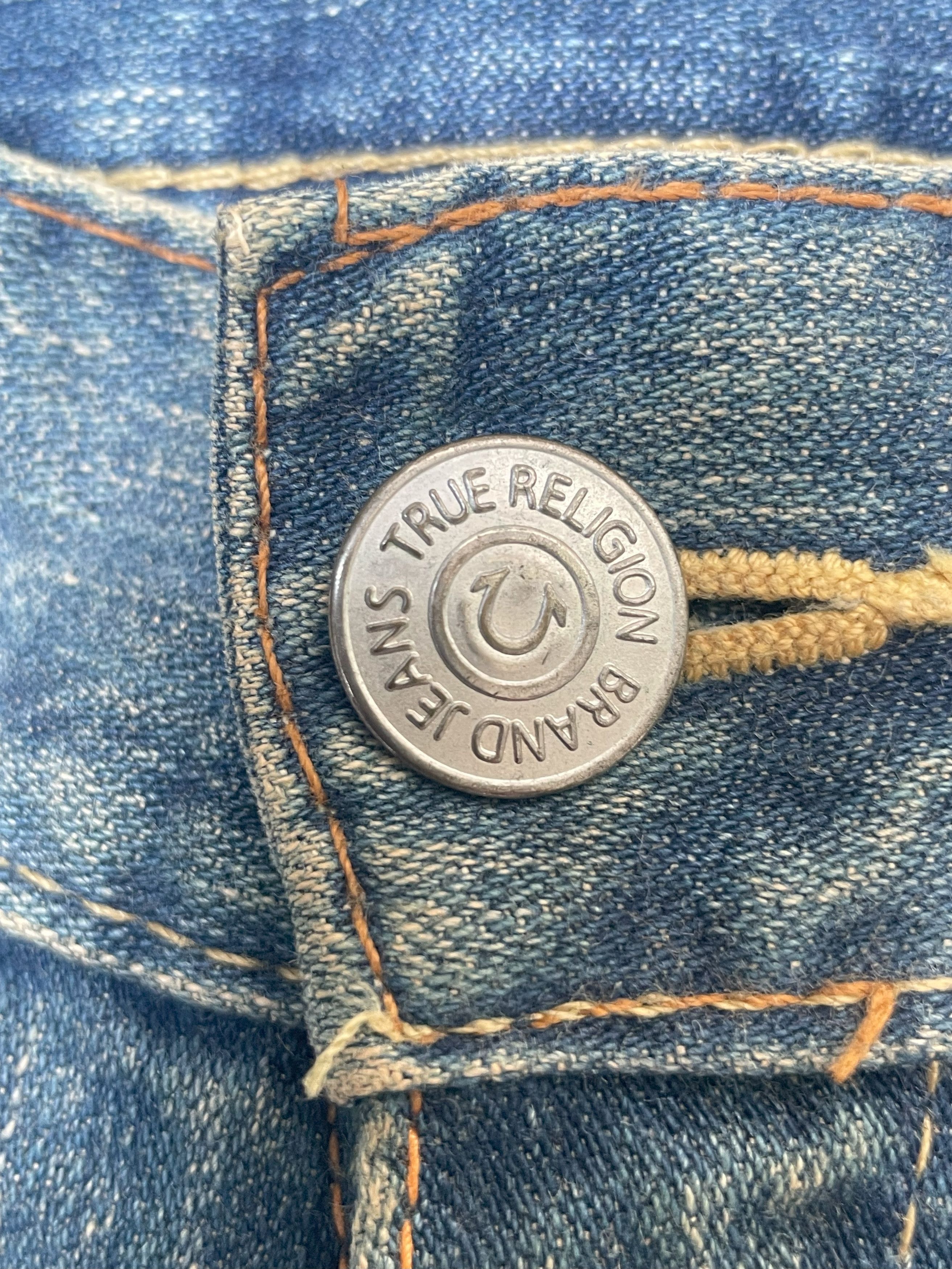 True Religion Vintage True Religion Distresed Size US 33 - 14 Thumbnail