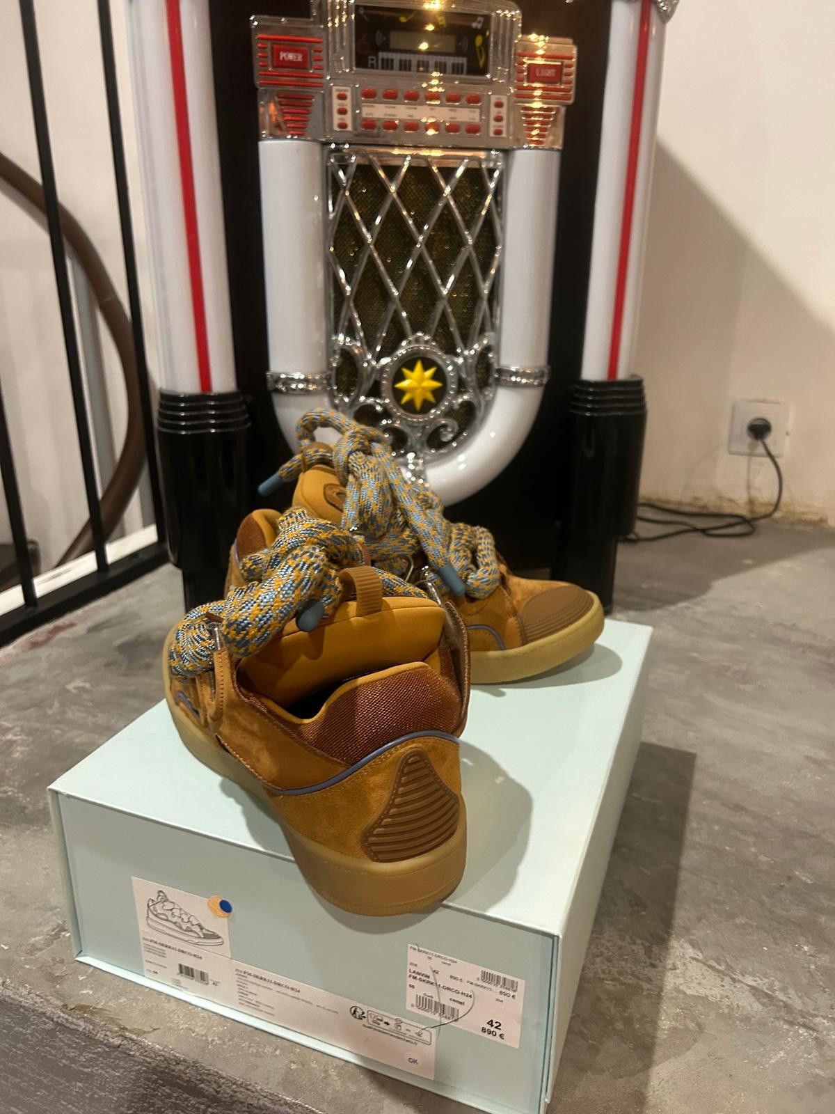 Lanvin Lanvin Curb Sneakers Camel snake Size US 9 / EU 42 - 4 Thumbnail