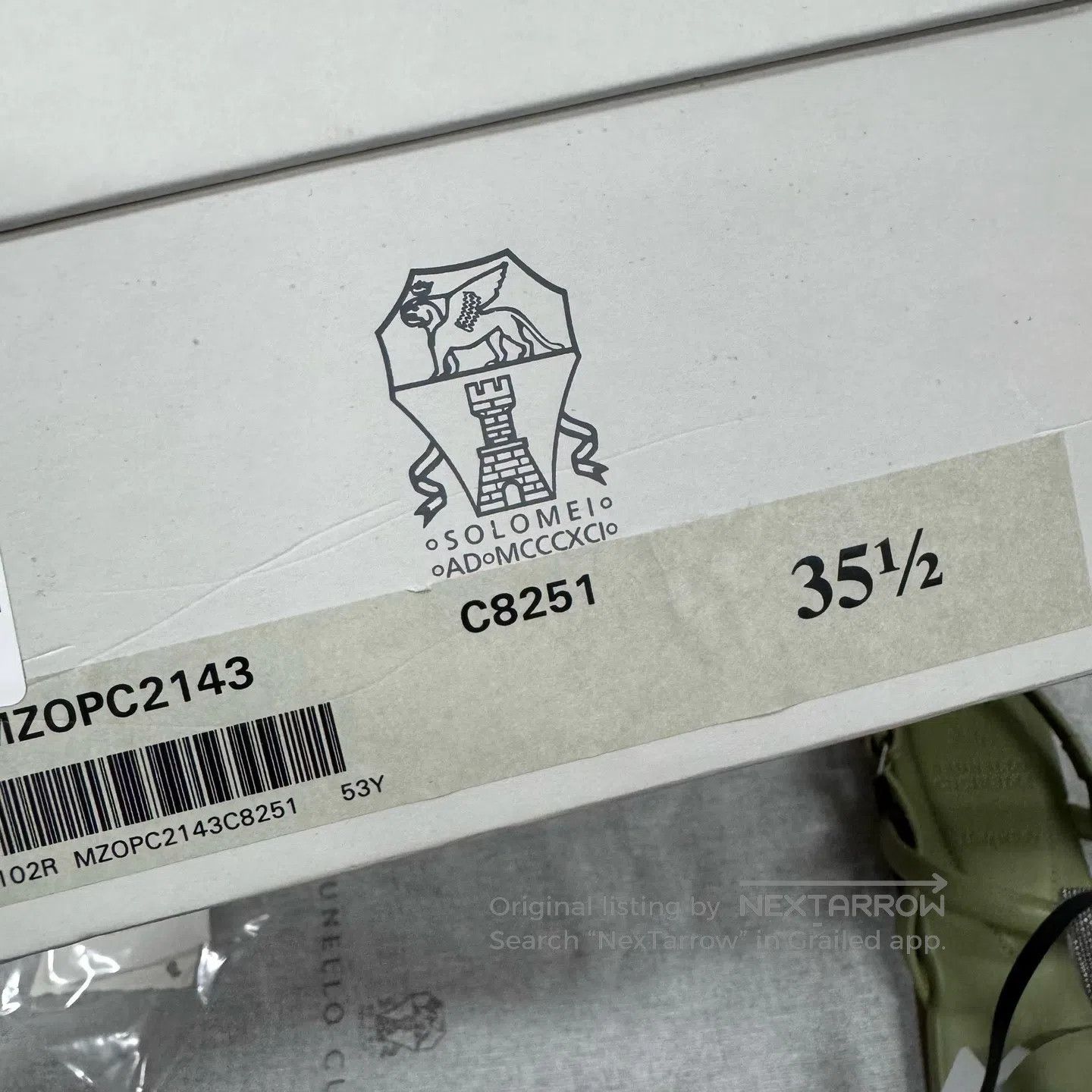 Brunello Cucinelli Brunello Cucinelli Square-toed, toe-clamping Monili water Size US 5 / IT 35 - 7 Thumbnail