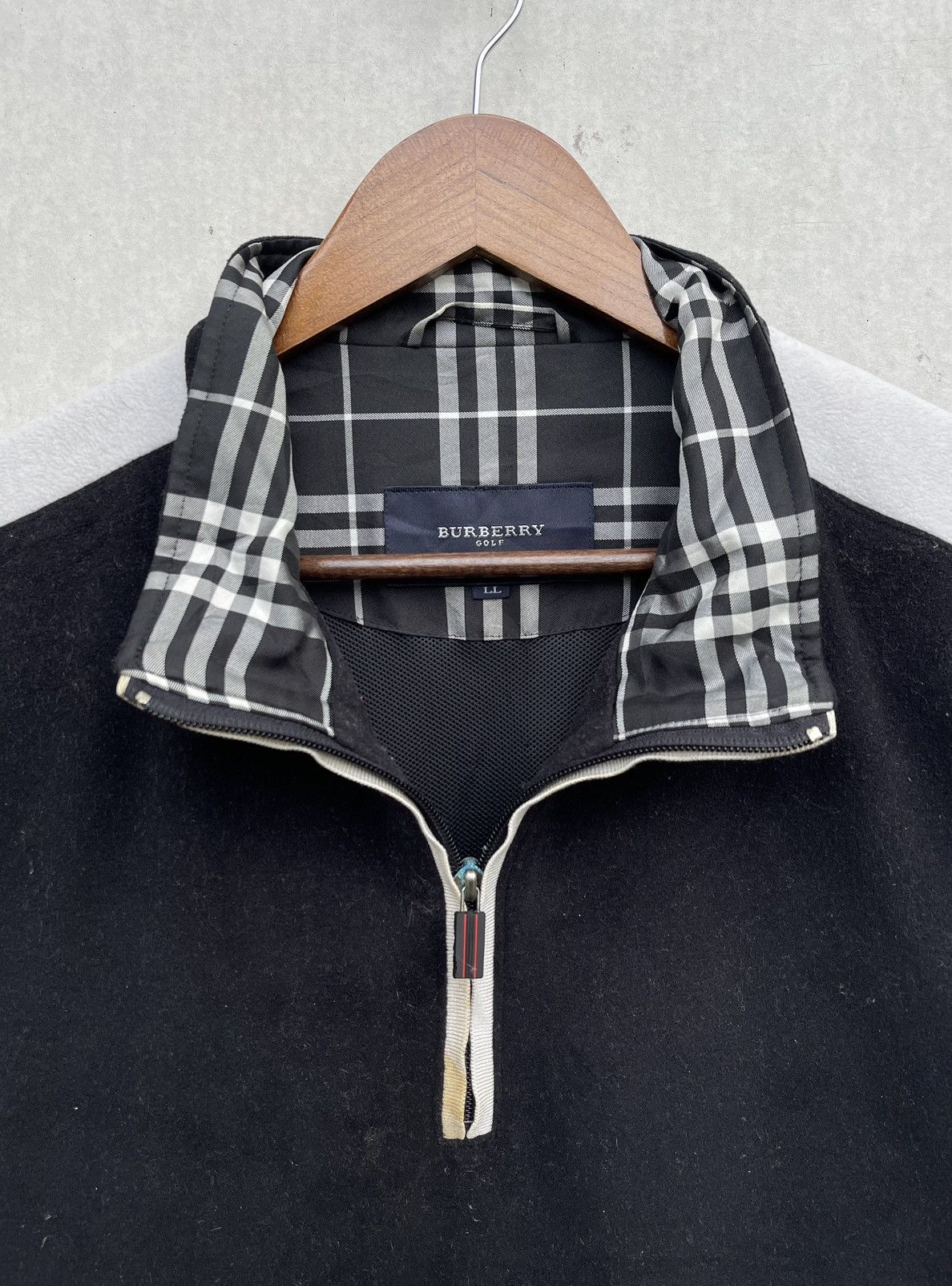 Burberry × Vintage BURBERRY GOLF HALF ZIPPER JACKET Size US XL / EU 56 / 4 - 10 Thumbnail