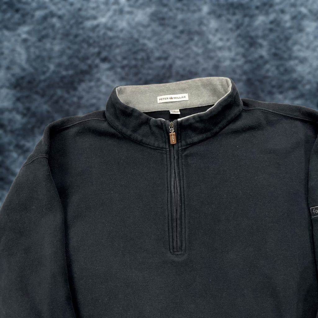Peter Millar Peter Millar Sweater Mens Large Black Charity 1/4 Zip Pullover Size US L / EU 52-54 / 3 - 1 Thumbnail