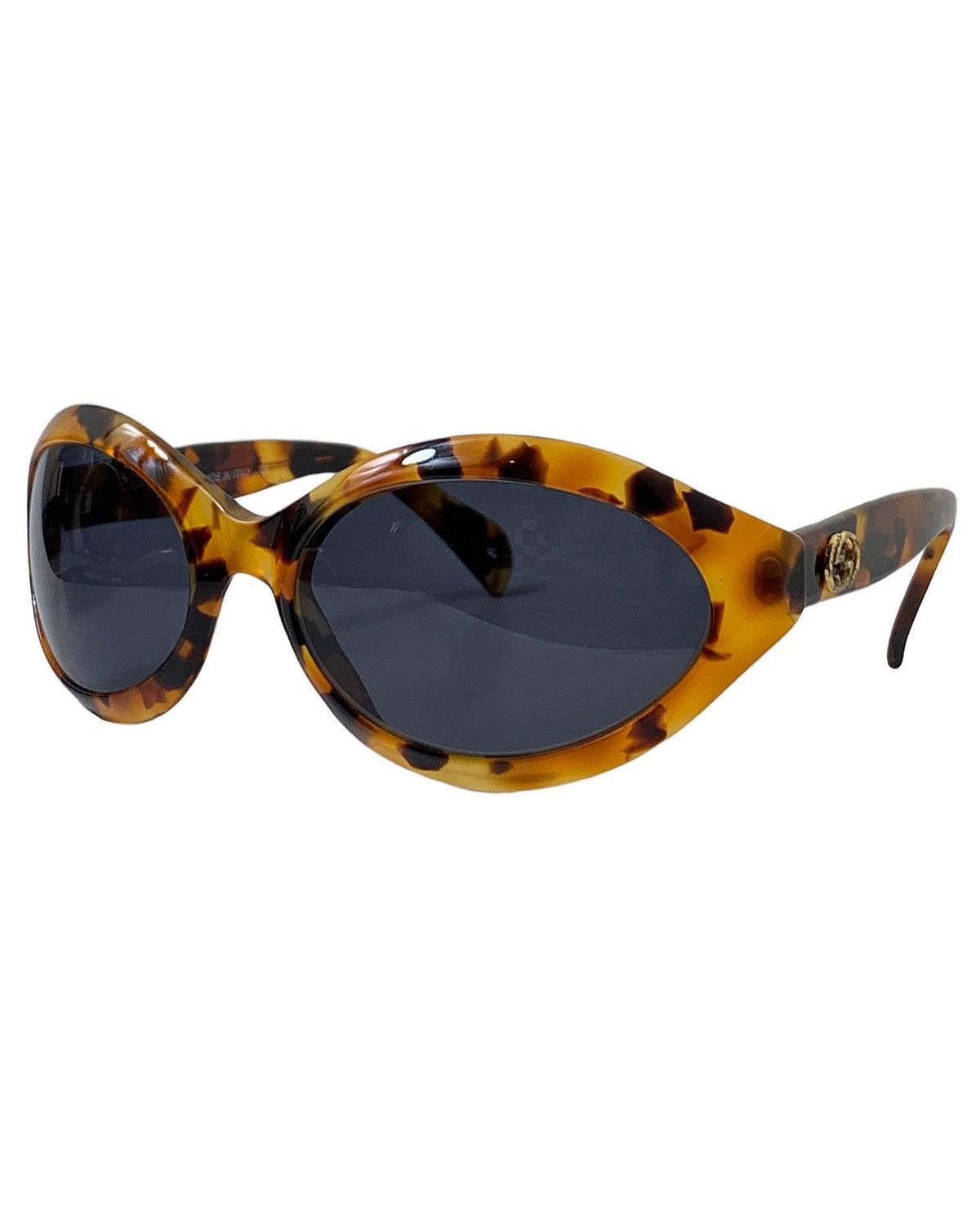 image of Gucci Oval Sunglasses in Sea Turtle, Men's