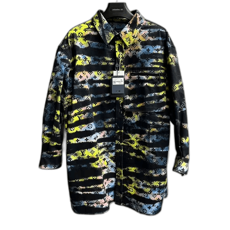 Louis Vuitton Louis Vuitton Black Rainbow Long Sleeve Shirt Size US L / EU 52-54 / 3 - 1 Thumbnail