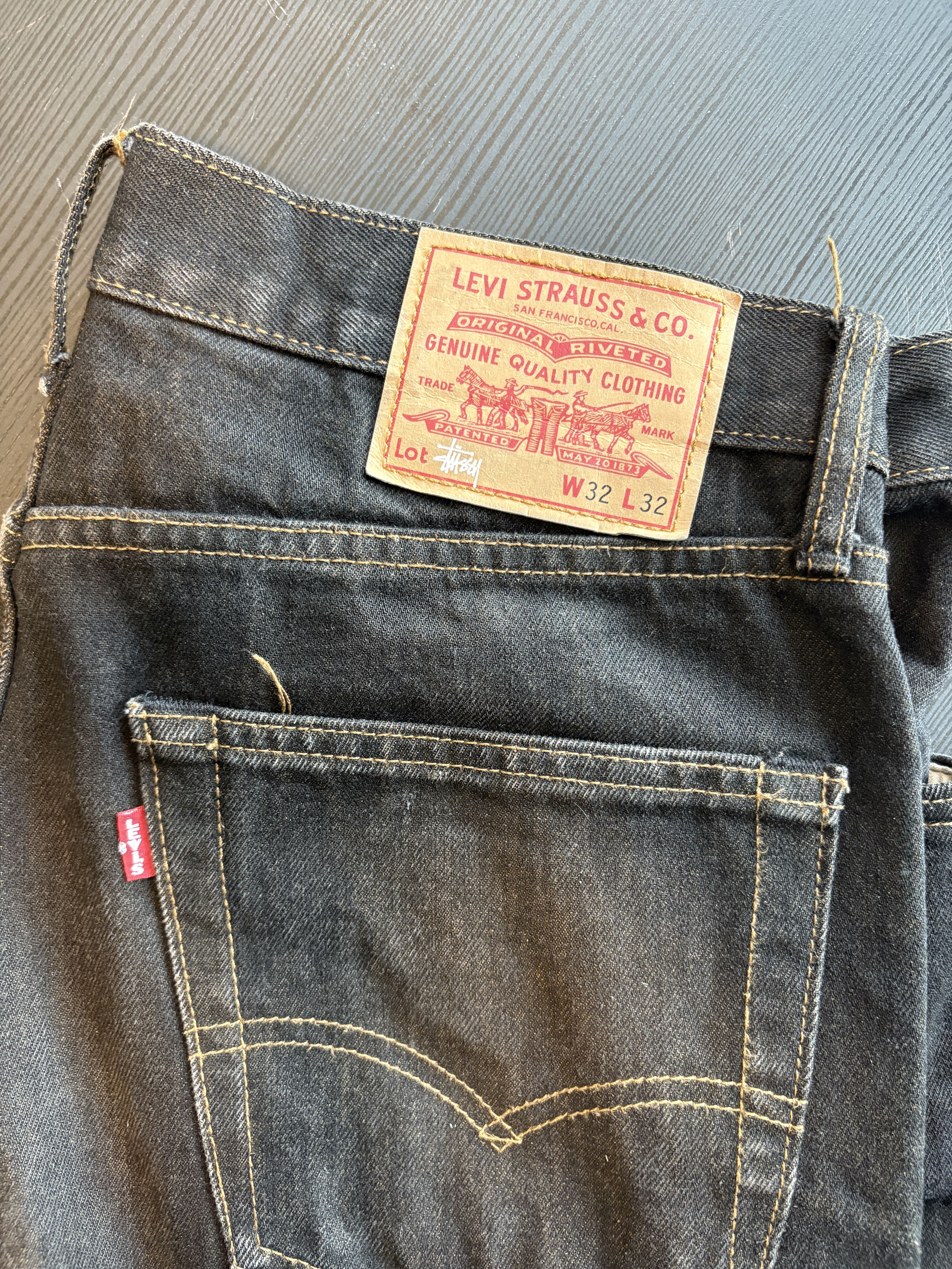 Levi's × Stussy Stüssy & Levi’s Crispy Rinse Jeans Size US 32 / EU 48 - 6 Thumbnail