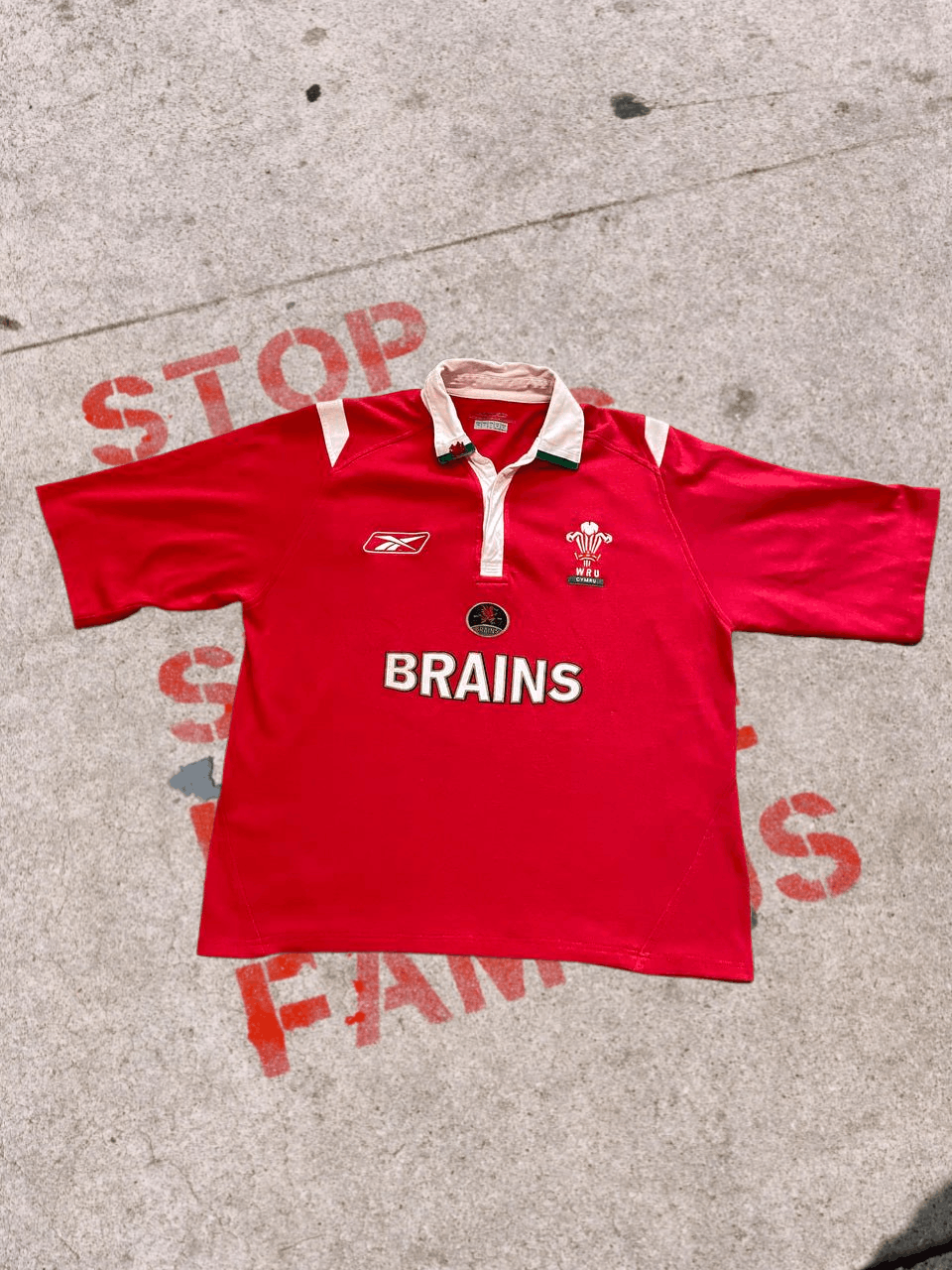 Reebok Wales Rugby Shirt VINTAGE REEBOK JERSEY Size US M / EU 48-50 / 2 - 1 Thumbnail