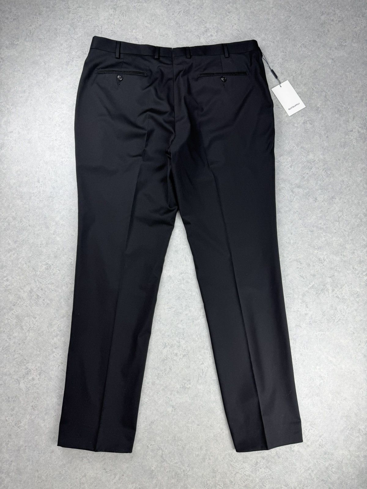 Suitsupply Suitsupply Brescia Wool Trousers W42 Black 29/42S Size 42R - 11 Thumbnail