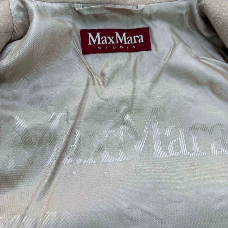 Max Mara Max Mara Studio hooded mid-length wool coat with fox fur c Size XS / US 0-2 / IT 36-38 - 3 Thumbnail