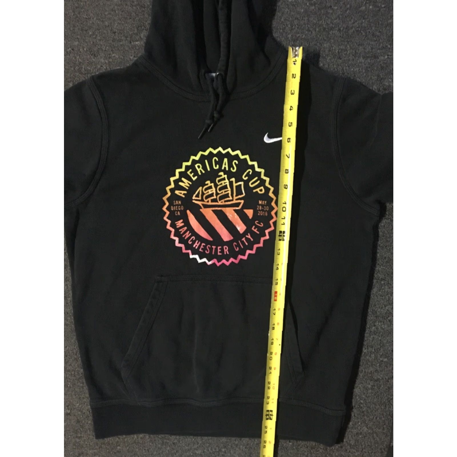 Nike Nike Americas Cup Manchester City FC Hoodie S Sweatshirt Men Small Black 90s Vintage Swoosh Logo Sportswear Pullover Mens Size US S / EU 44-46 / 1 - 6 Thumbnail