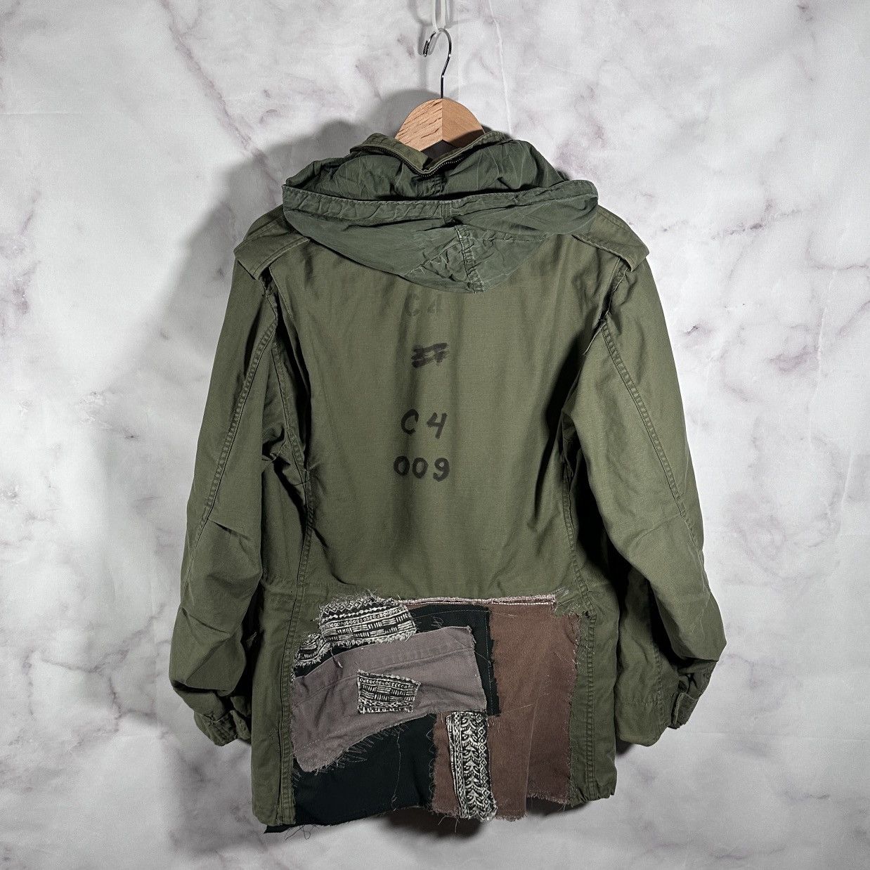 Vintage Reworked U.S. Military M65 Green Field Coat Size US S / EU 44-46 / 1 - 8 Thumbnail
