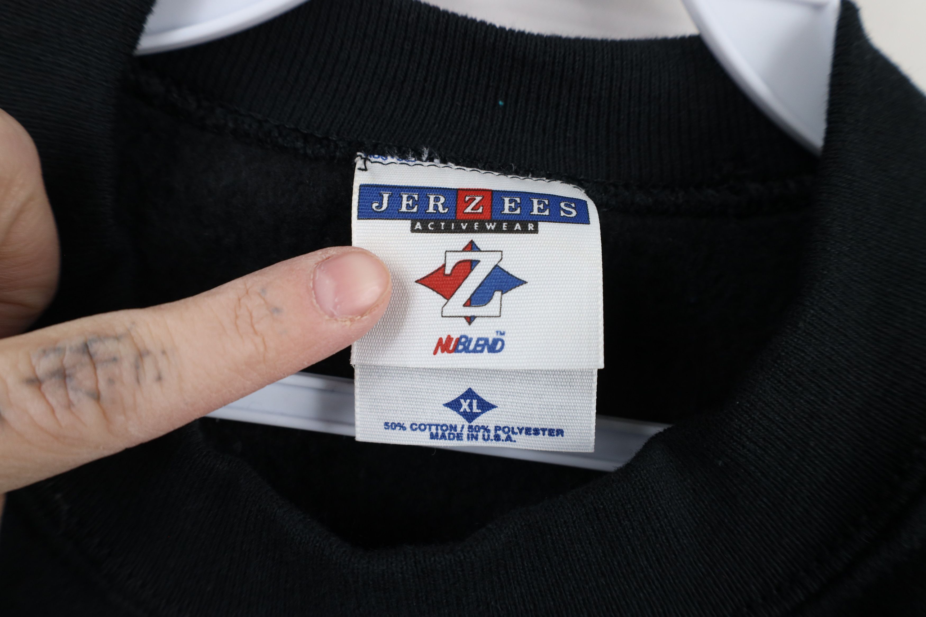 Vintage Vintage 90s Streetwear Heavyweight Crewneck Sweatshirt USA Size US XL / EU 56 / 4 - 4 Thumbnail