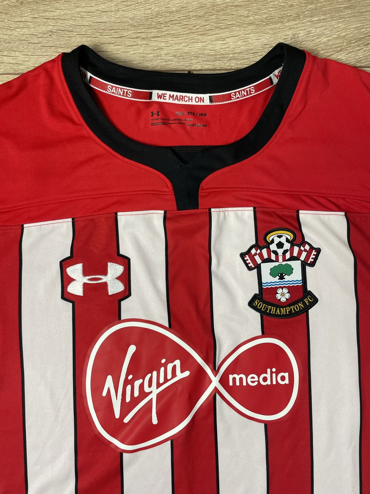 Under Armour Southampton Home football shirt 2018 - 2019 Under Armour Size US XXL / EU 58 / 5 - 5 Thumbnail