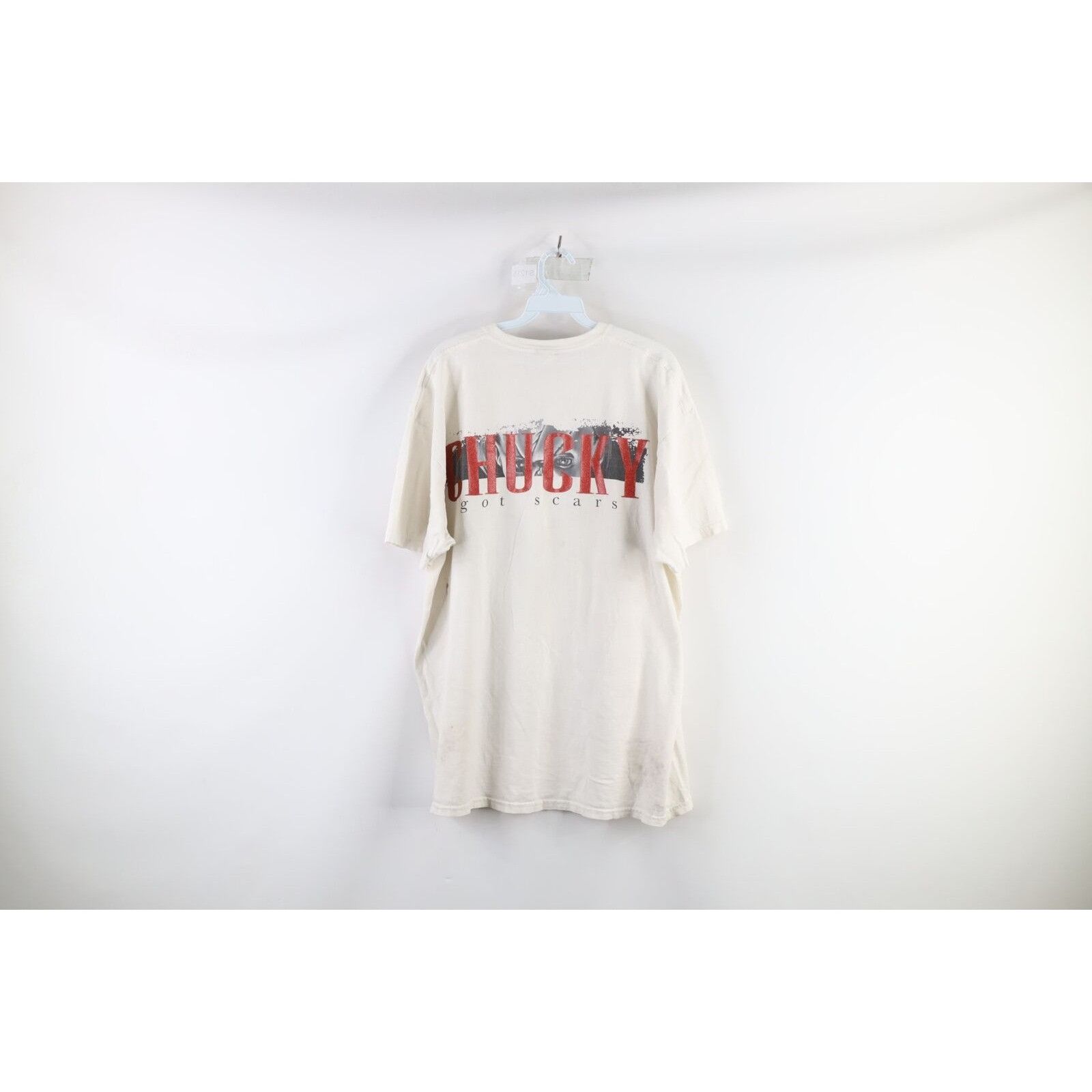 Vintage Vintage 90s Distressed Bride of Chucky Movie T-Shirt Size US XL / EU 56 / 4 - 15 Thumbnail