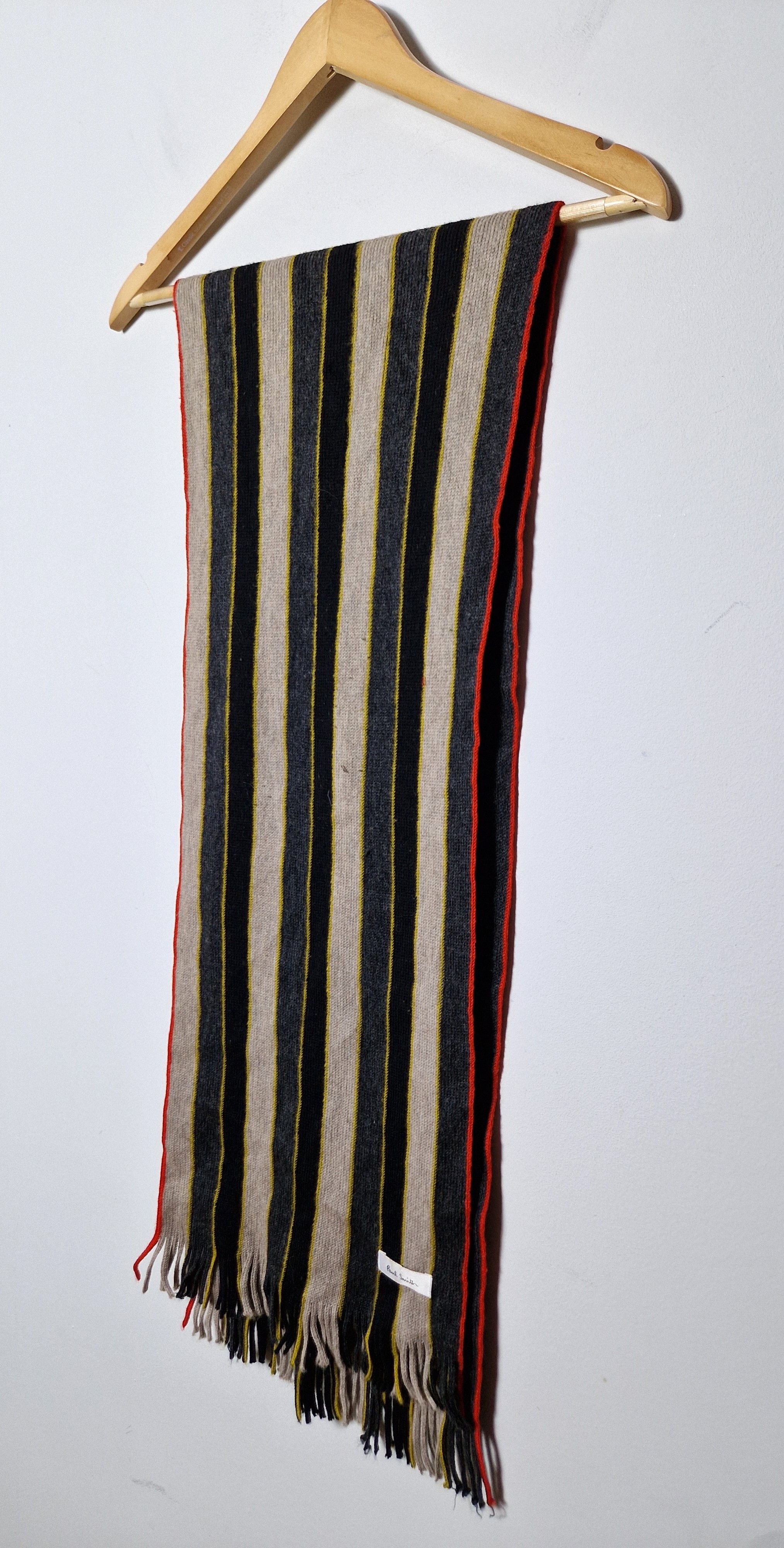 Paul Smith Paul Smith wool stripped scarf Size ONE SIZE - 2 Thumbnail