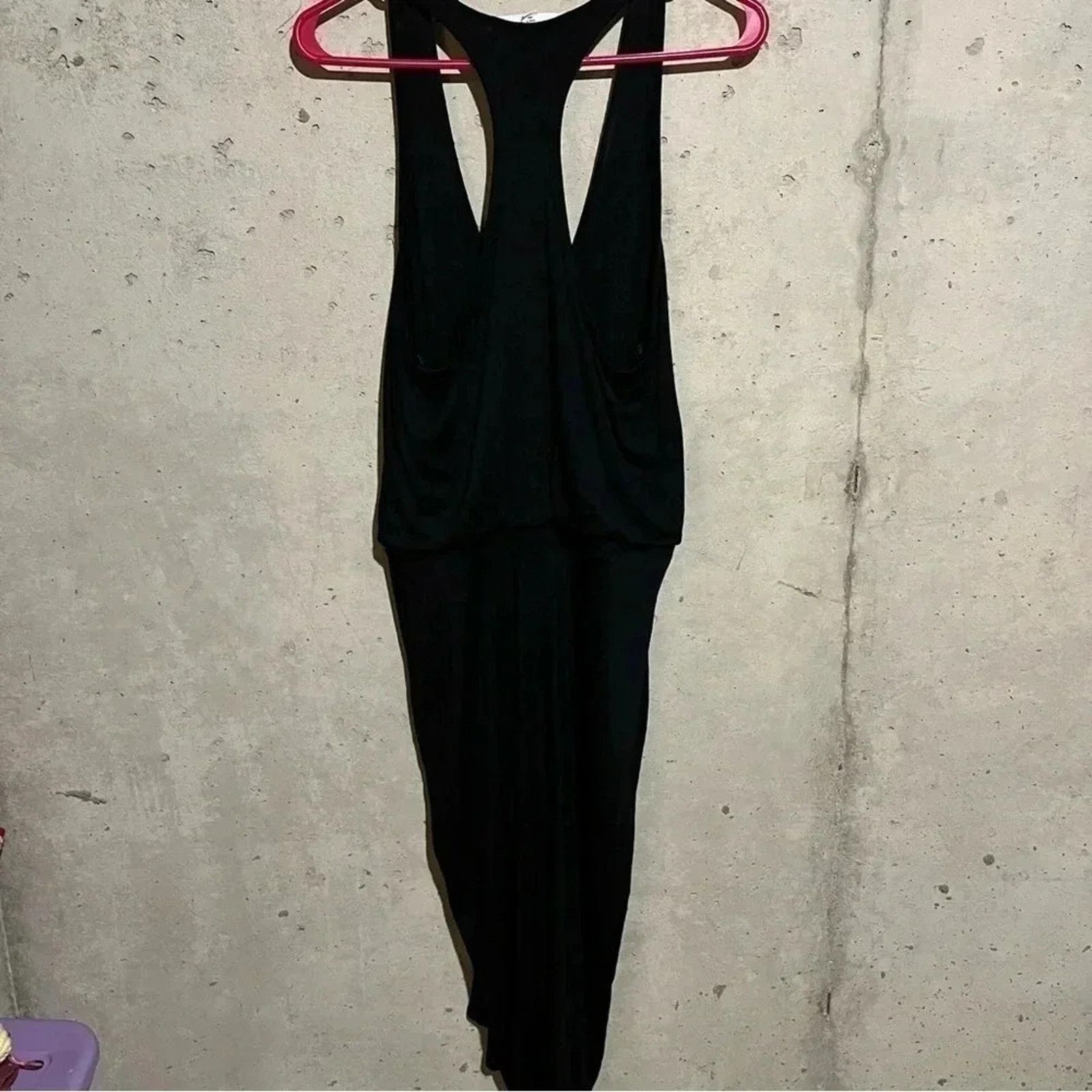 Athleta Athleta Daytrip Dress Black Knit Knee Length Racerback Size S / US 4 / IT 40 - 10 Thumbnail