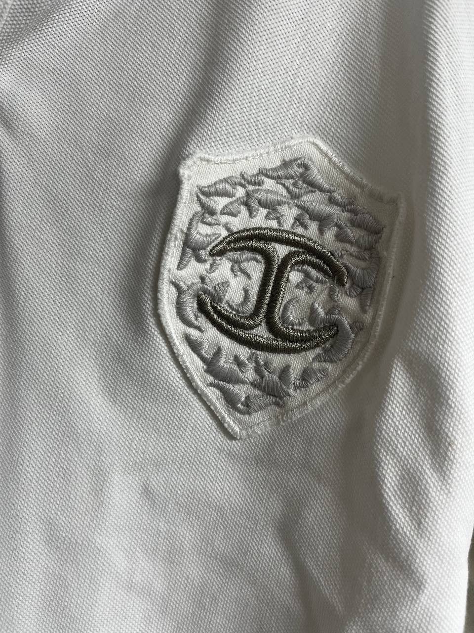 Just Cavalli JUST CAVALLI WHITE LONG SLEEVE POLO SHIRT SIZE L Size US L / EU 52-54 / 3 - 2 Thumbnail
