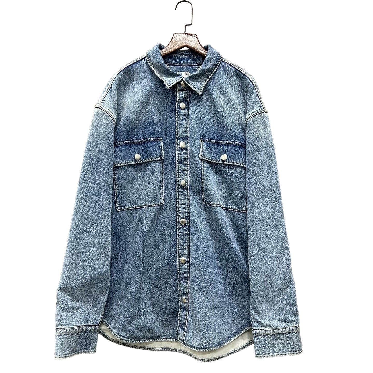 Bottega Veneta Bottega Veneta Washed Denim Shirt Size L Size US L / EU 52-54 / 3 - 1 Thumbnail