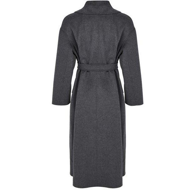 Max Mara MAX MARA Alice Belted Gray Wool Long Coat New & Authentic (W Size XXS / US 00 / IT 34 - 2 Thumbnail