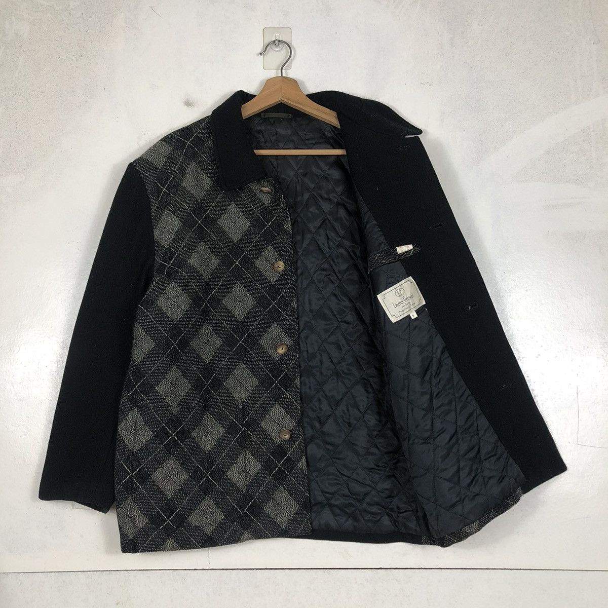 Japanese Brand 📌VINTAGE WORK WOOL JACKET LINEA FRESCA ISSEY MIYAKE Size US M / EU 48-50 / 2 - 12 Thumbnail