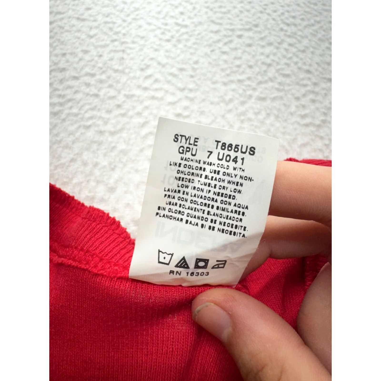 Vintage Indera Red Union Suit XLT 100% Cotton Long Underwear Thermal One-Piece Mens XLT Red Cotton Thermal Long Johns Size 46R - 5 Thumbnail