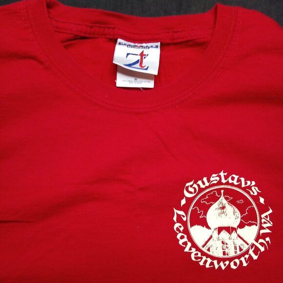 Vintage Vintage Gustav's Icicle Ales Leavenworth Washington T-Shirt Size US XL / EU 56 / 4 - 3 Thumbnail